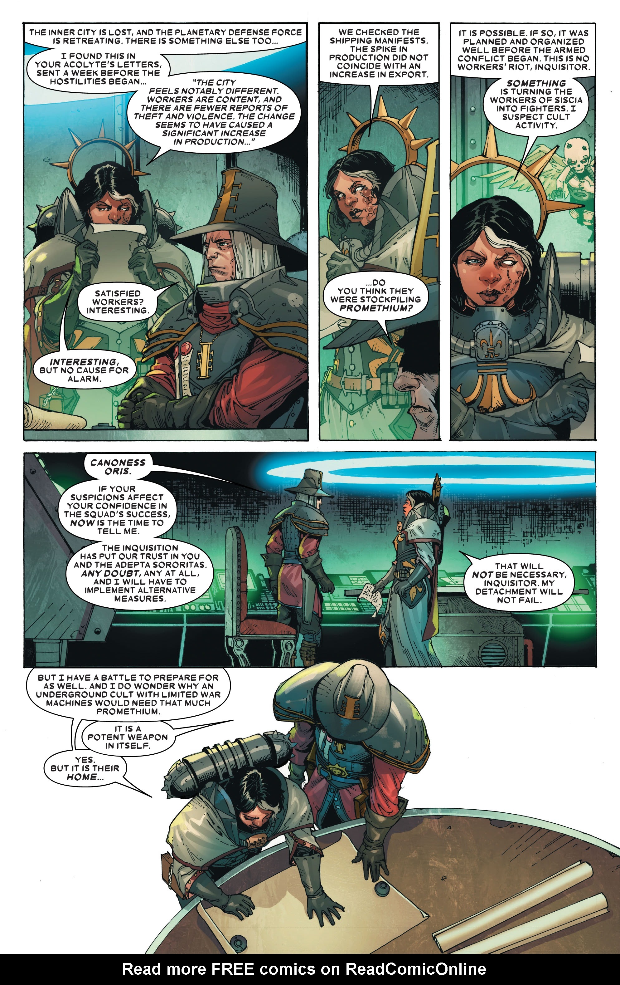 Read online Warhammer 40,000: Sisters Of Battle comic -  Issue #2 - 12