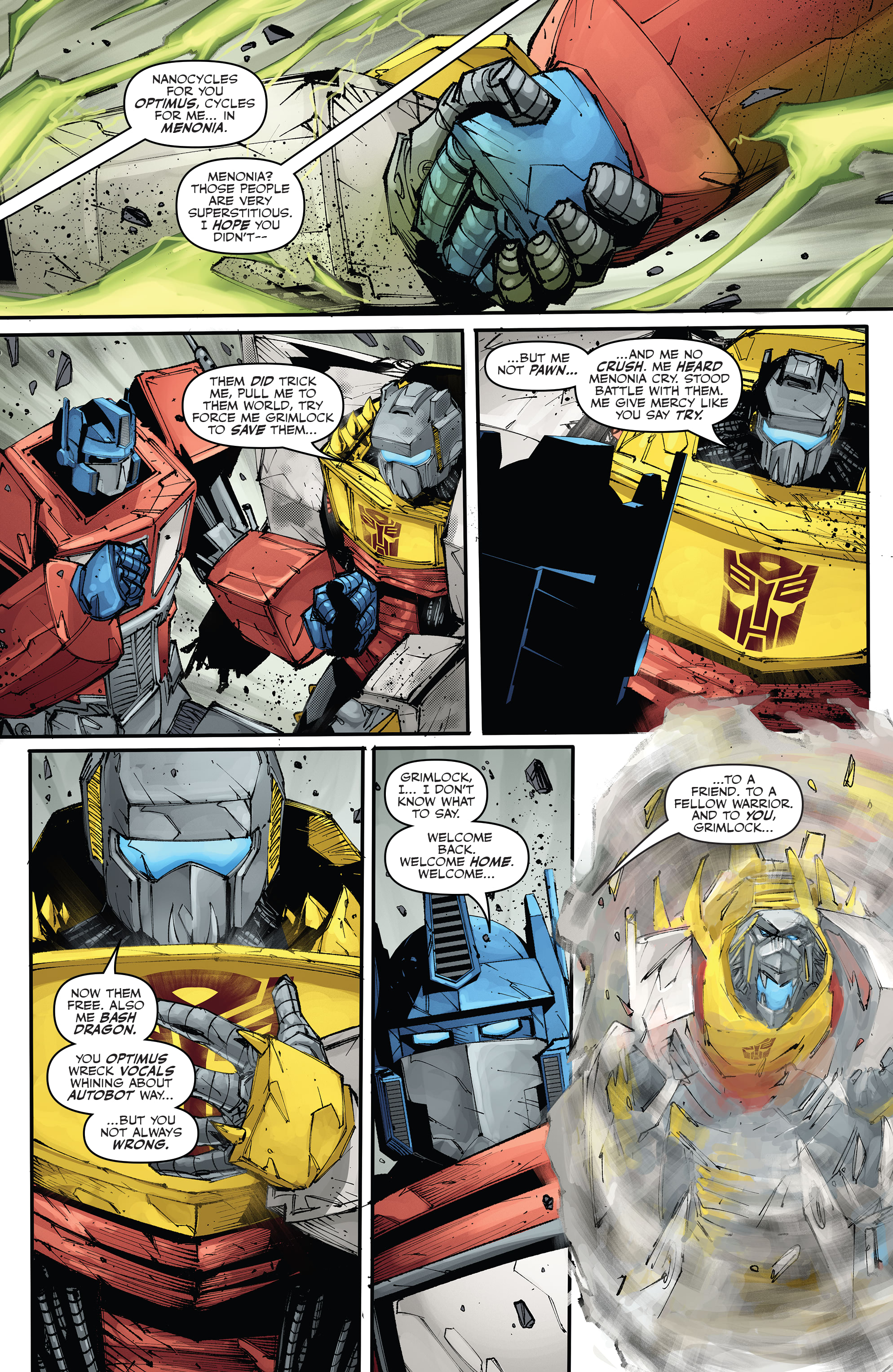 Read online Transformers: King Grimlock comic -  Issue #5 - 24