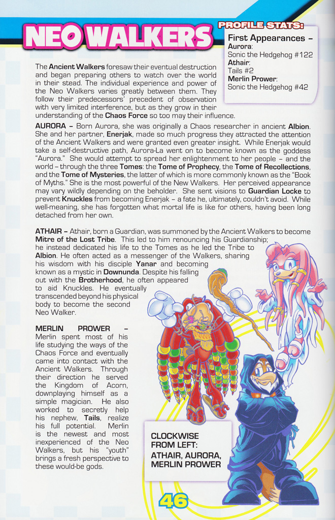 Read online Sonic the Hedgehog: The Complete Sonic Comic Encyclopedia comic -  Issue # TPB - 48