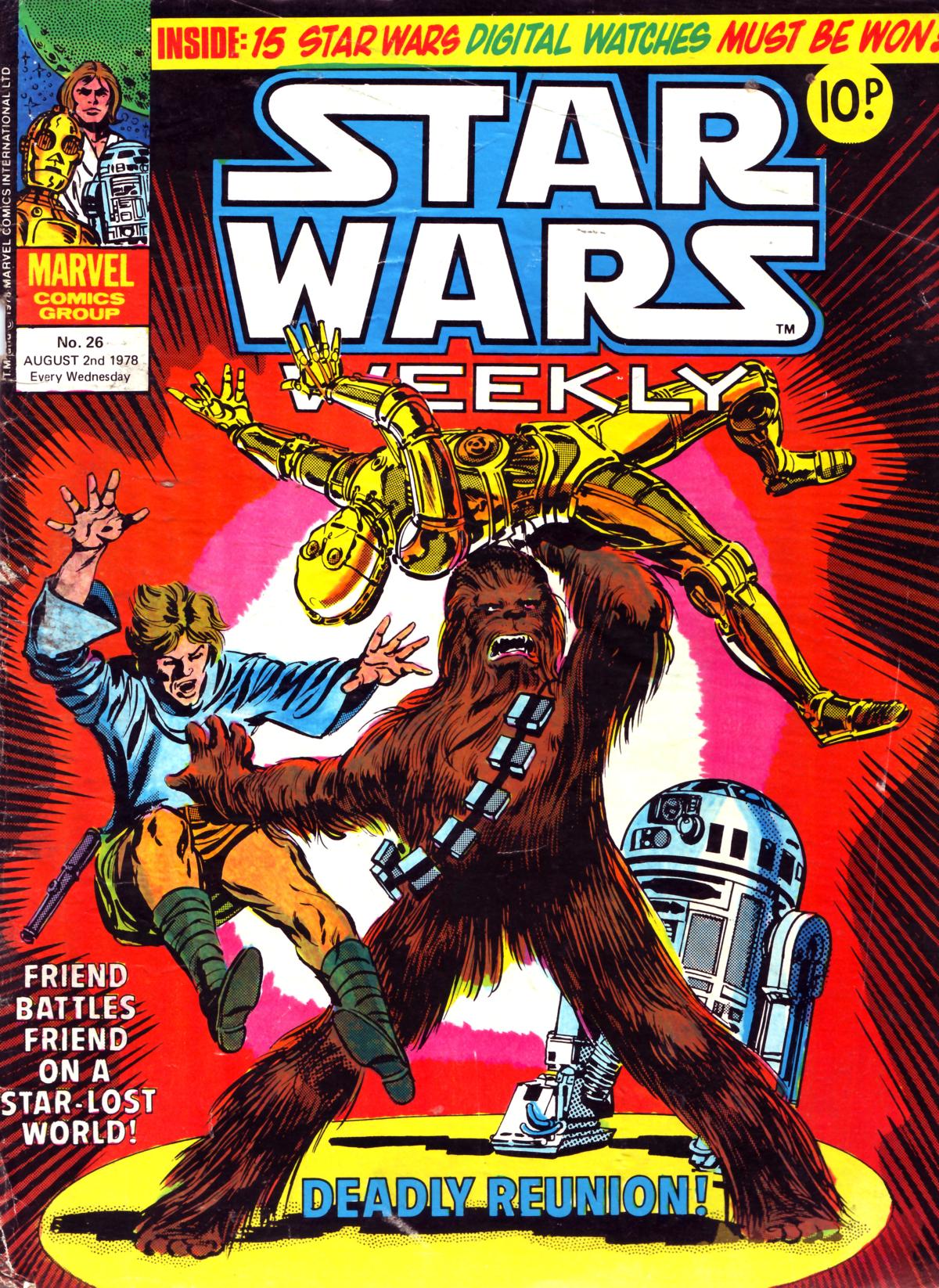 Read online Star Wars Weekly comic -  Issue #26 - 1