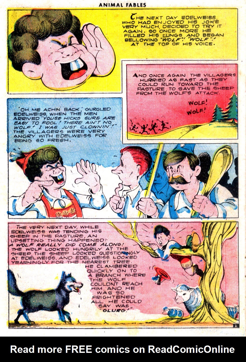 Read online Animal Fables comic -  Issue #6 - 22