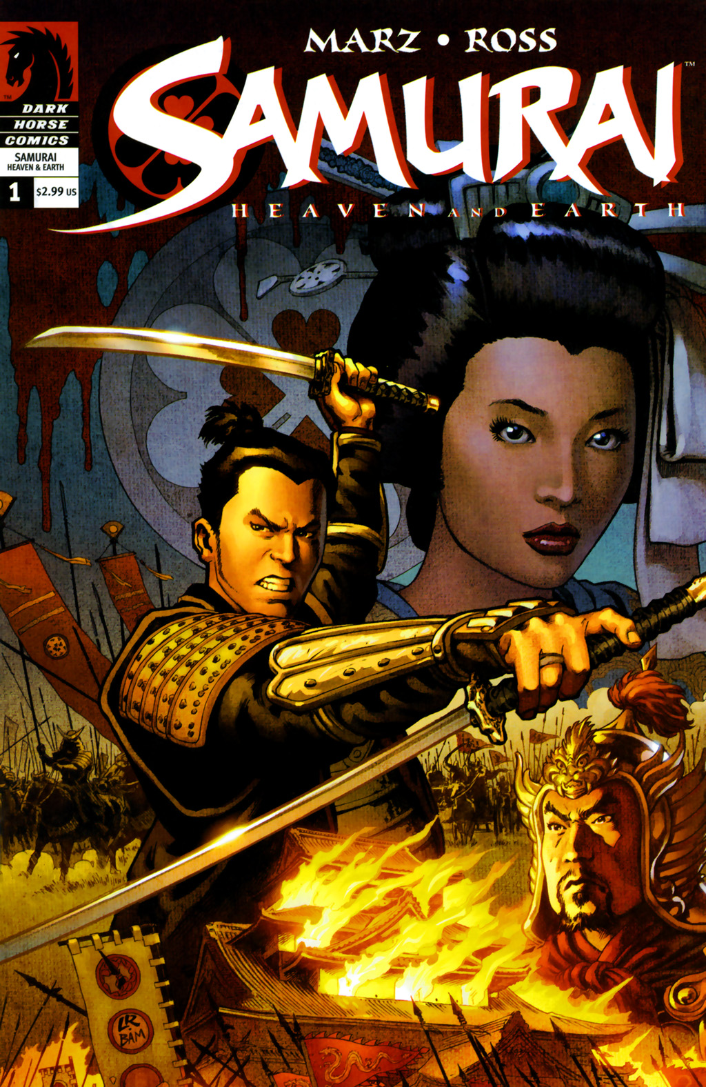 Read online Samurai: Heaven and Earth comic -  Issue #1 - 1
