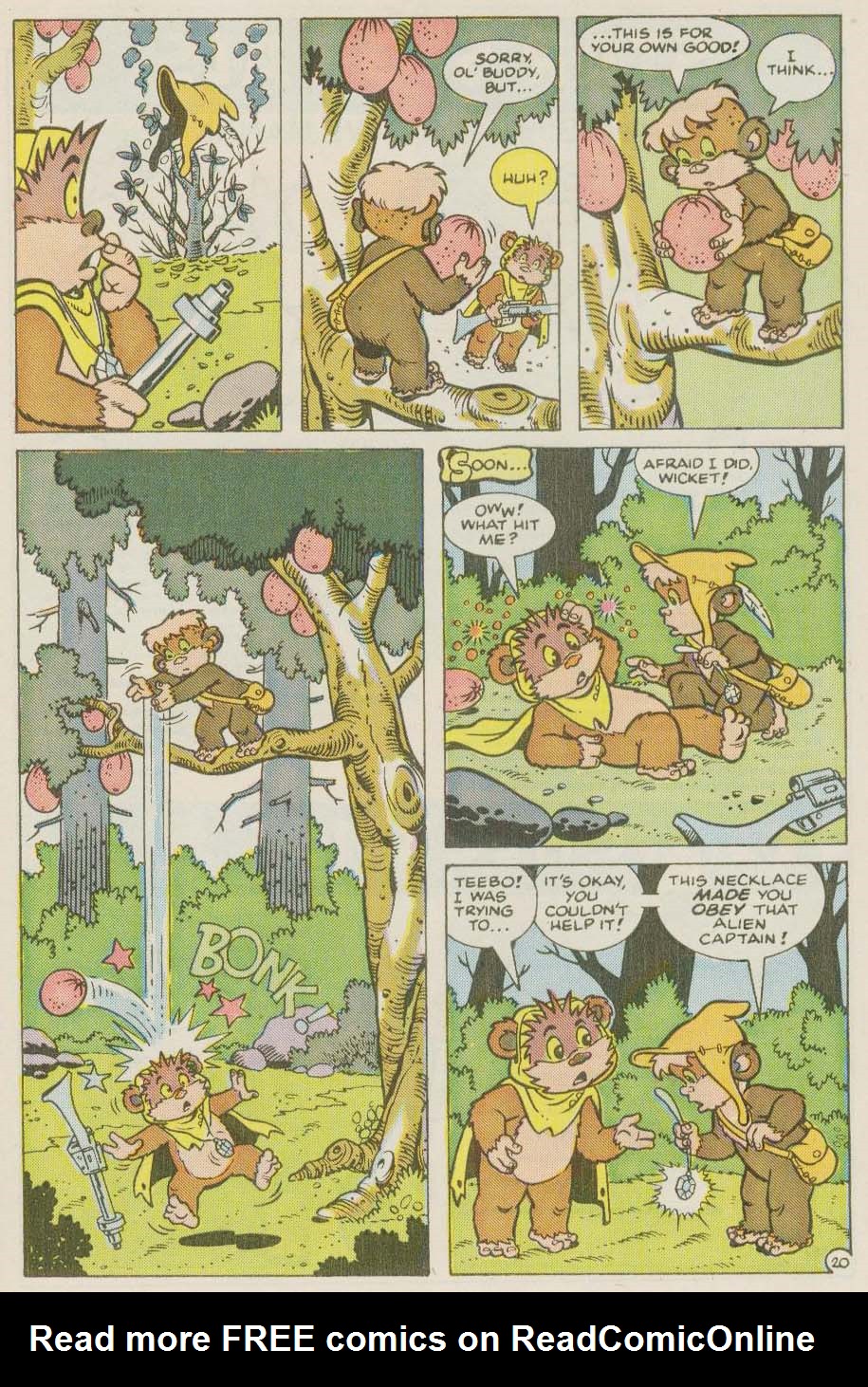 Read online Ewoks (1987) comic -  Issue #14 - 21