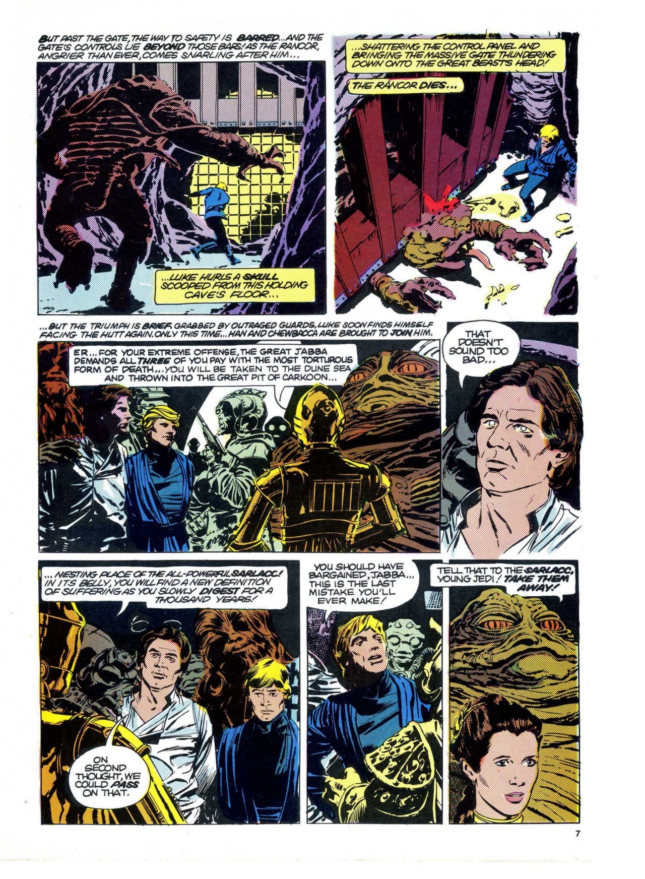 Read online Return of the Jedi comic -  Issue #150 - 7
