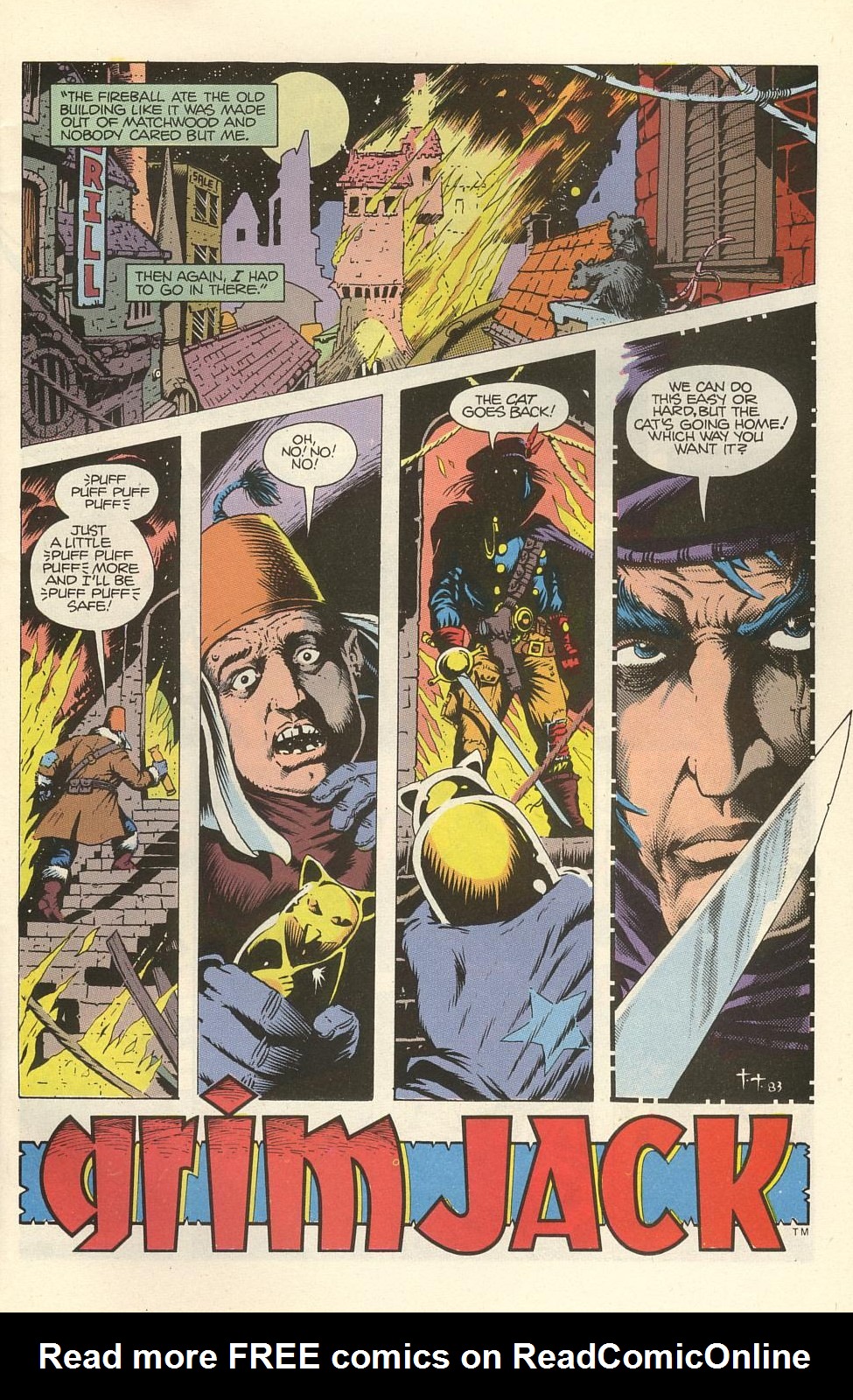 Read online Grimjack comic -  Issue #24 - 5