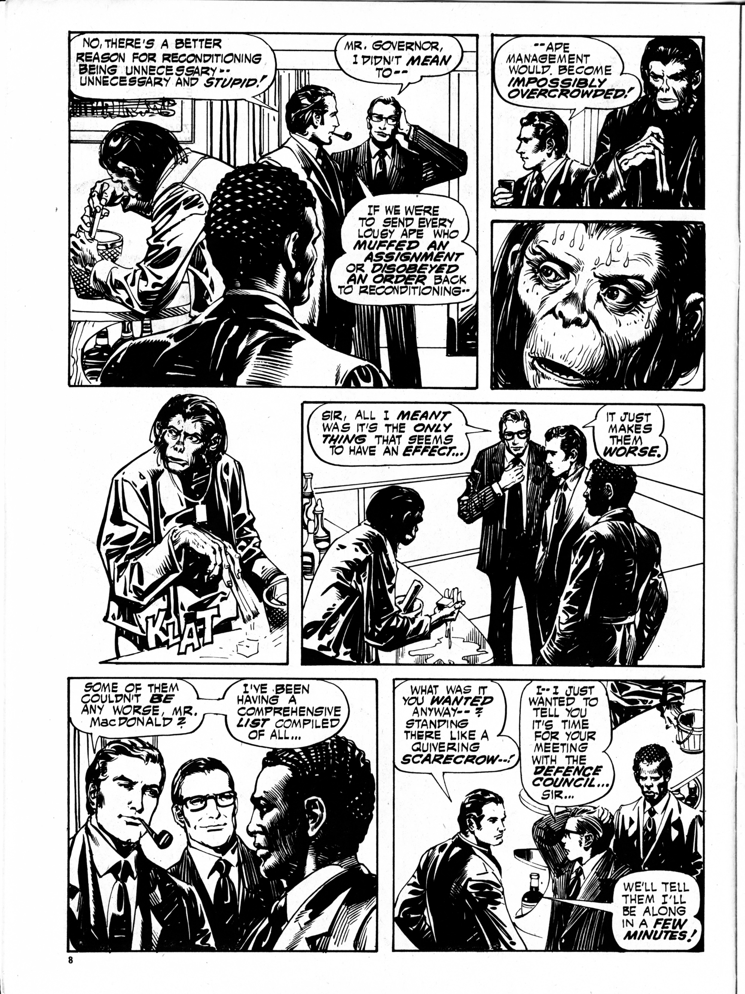 Read online Planet of the Apes (1974) comic -  Issue #68 - 8
