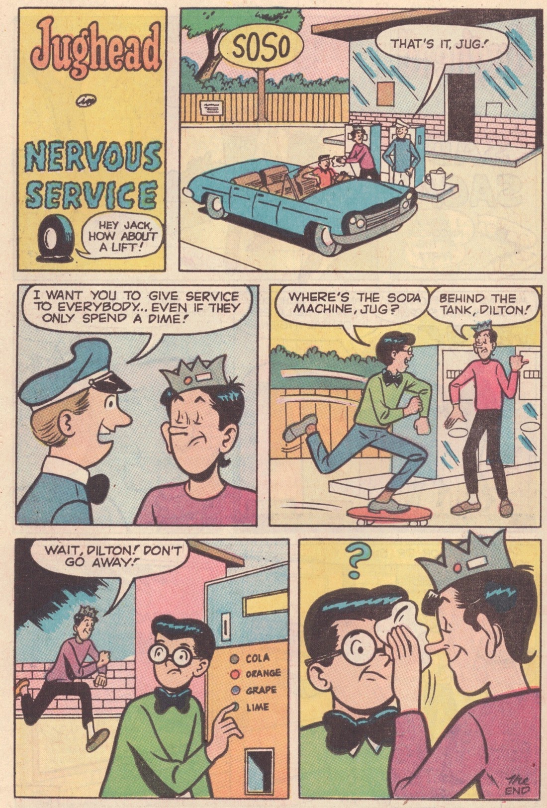 Read online Jughead's Jokes comic -  Issue #9 - 40
