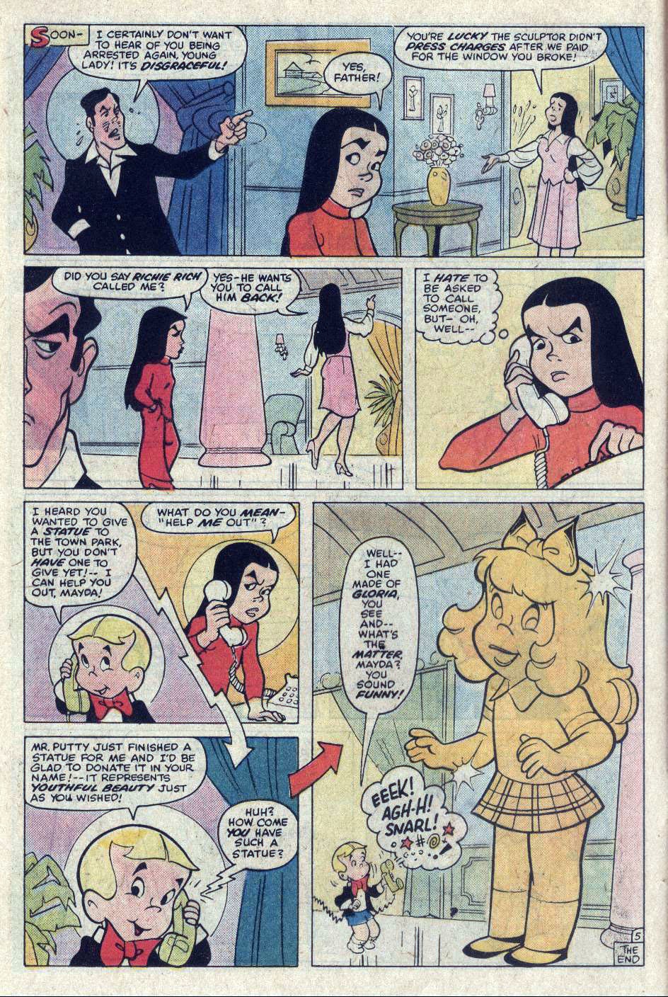 Read online Richie Rich And [...] comic -  Issue #10 - 16