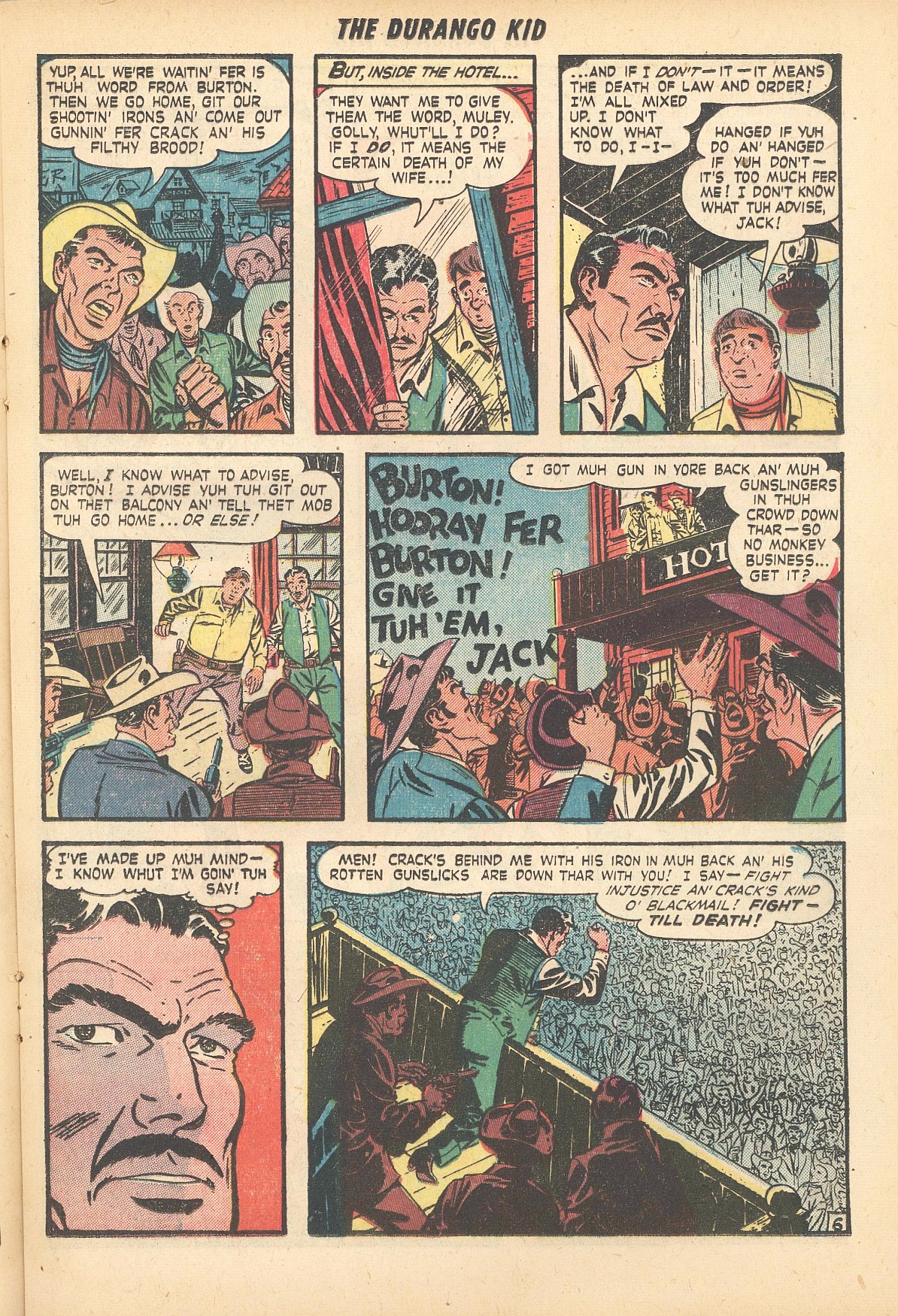 Read online Charles Starrett as The Durango Kid comic -  Issue #10 - 17