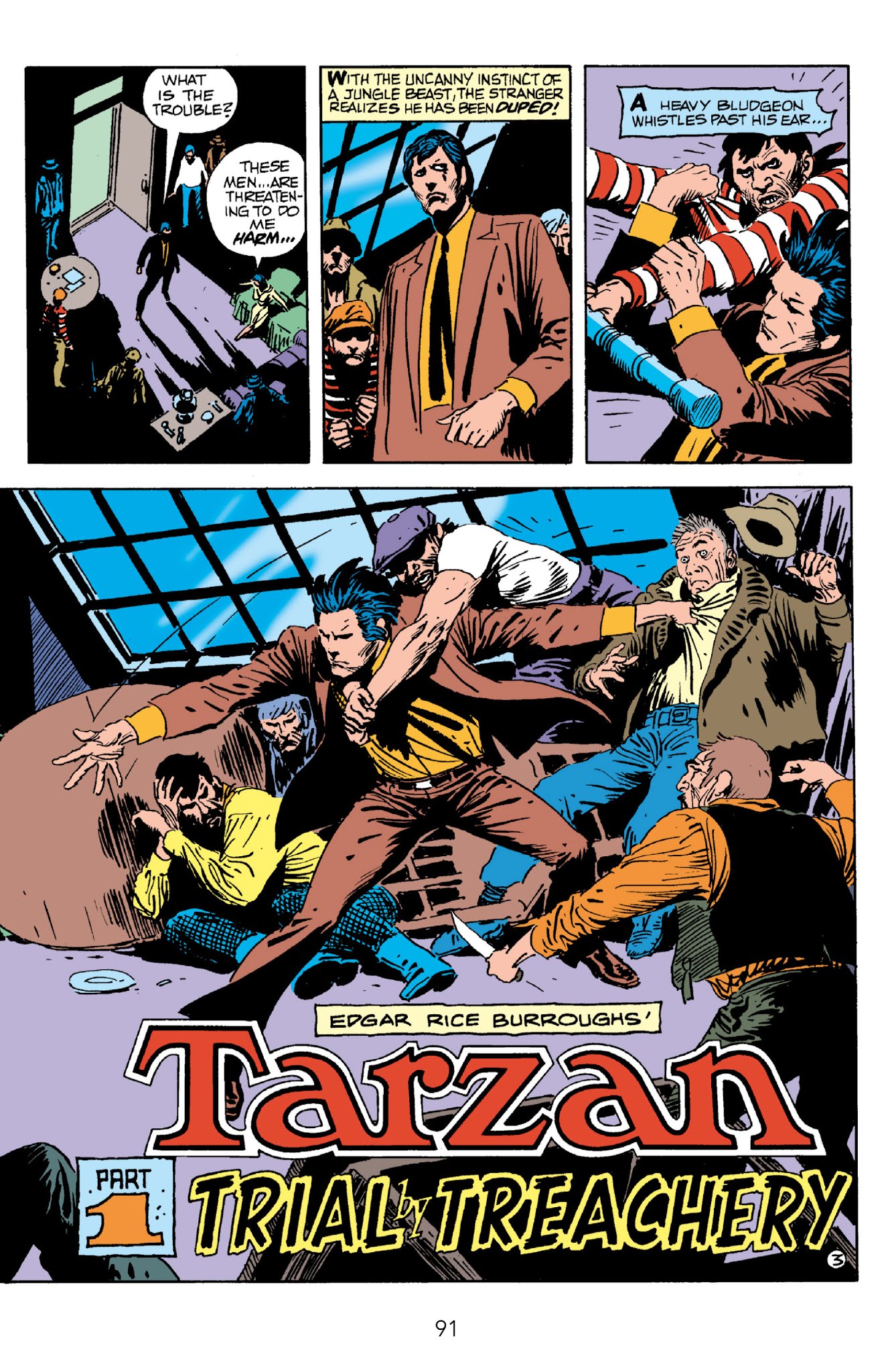 Read online Edgar Rice Burroughs' Tarzan The Joe Kubert Years comic -  Issue # TPB 2 (Part 1) - 90
