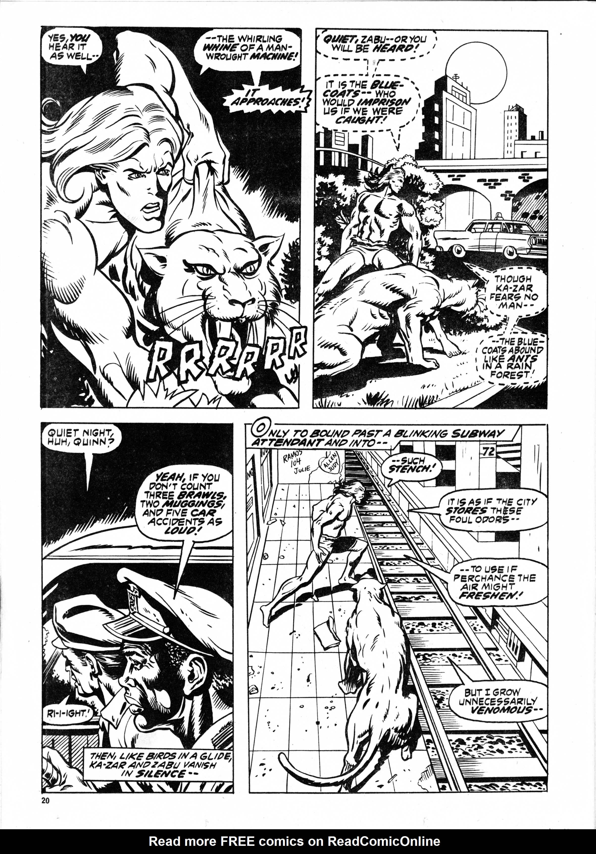 Read online Planet of the Apes (1974) comic -  Issue #64 - 20