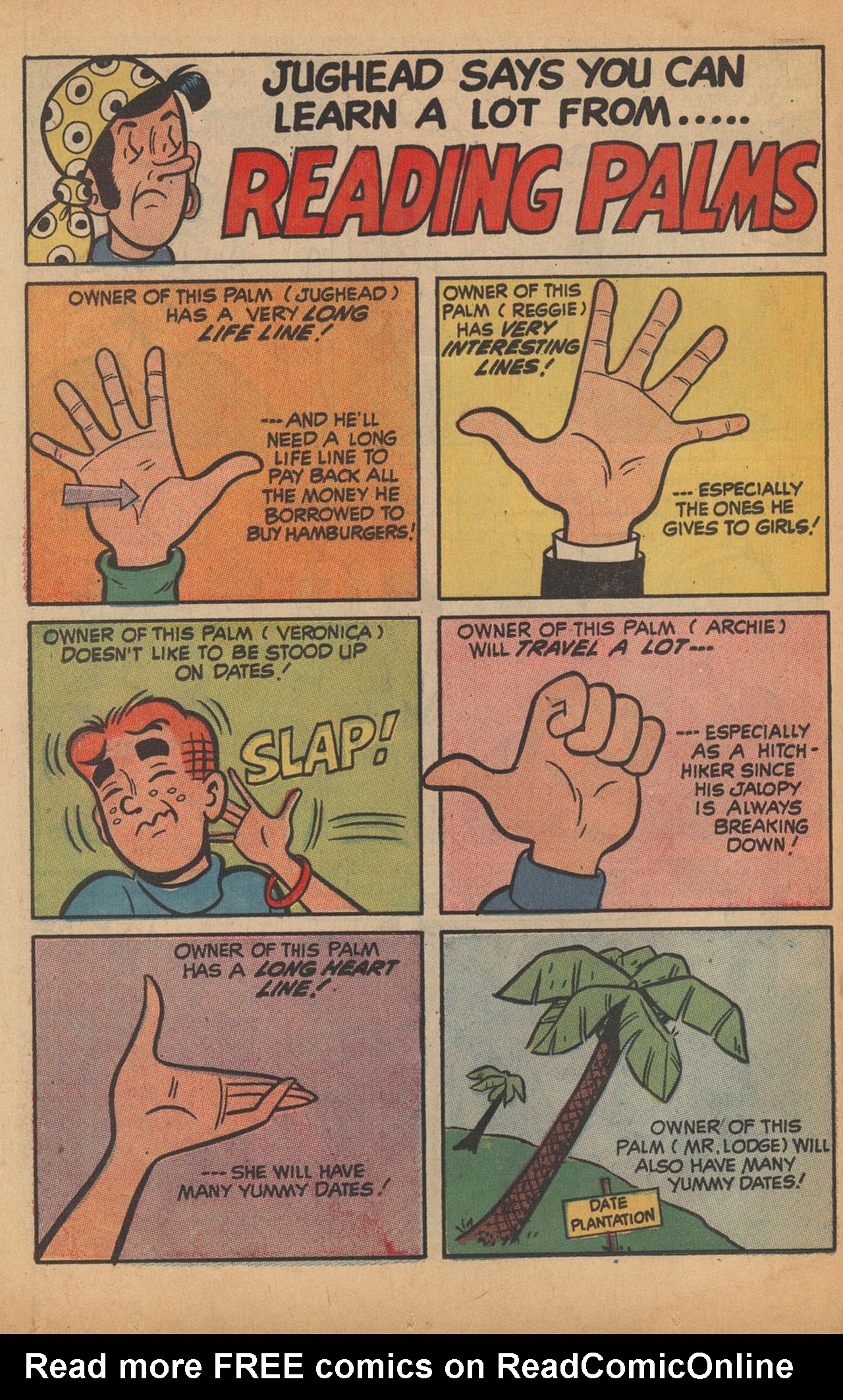 Read online Jughead's Jokes comic -  Issue #24 - 30