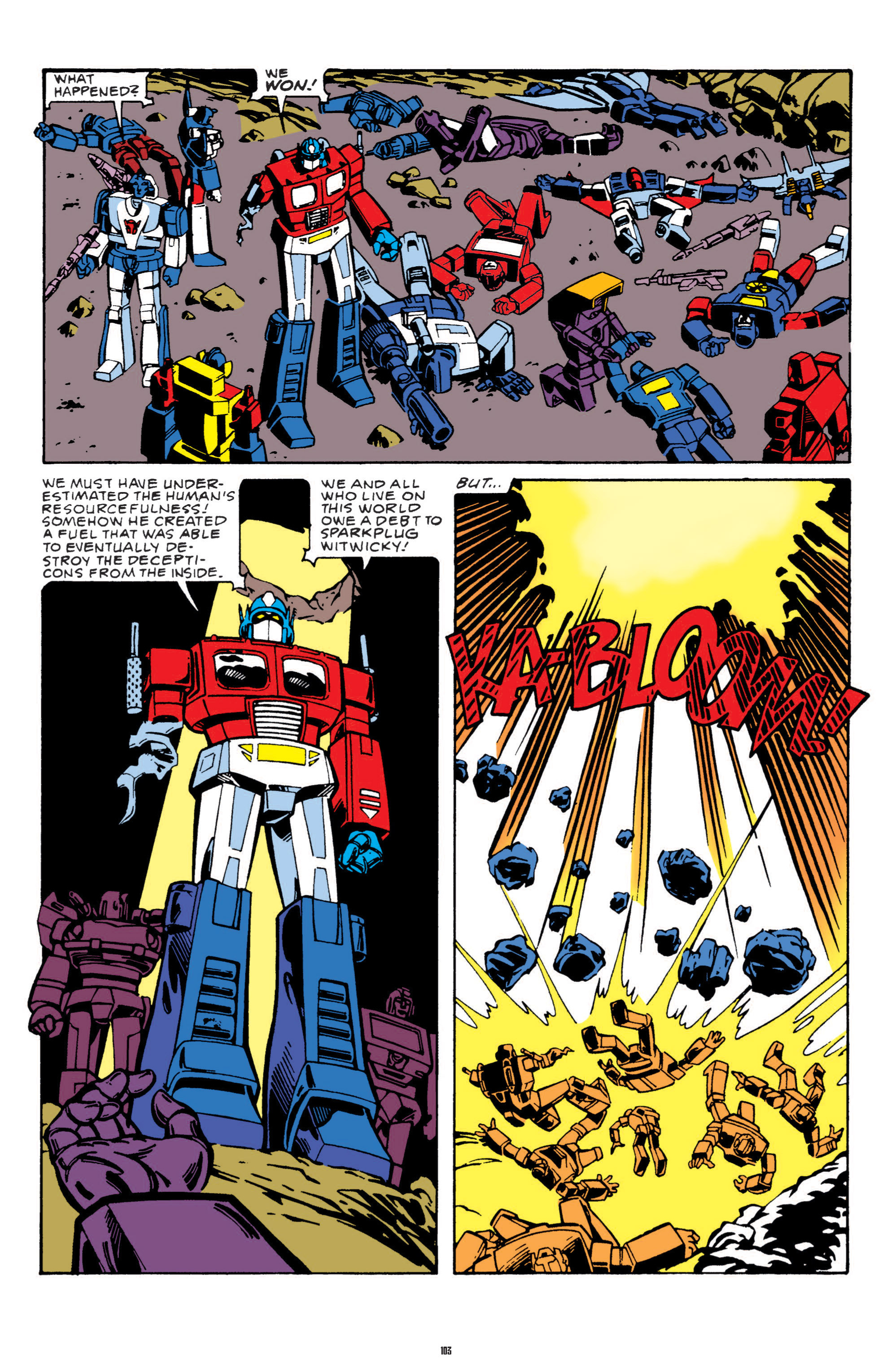 Read online The Transformers Classics comic -  Issue # TPB 1 - 104