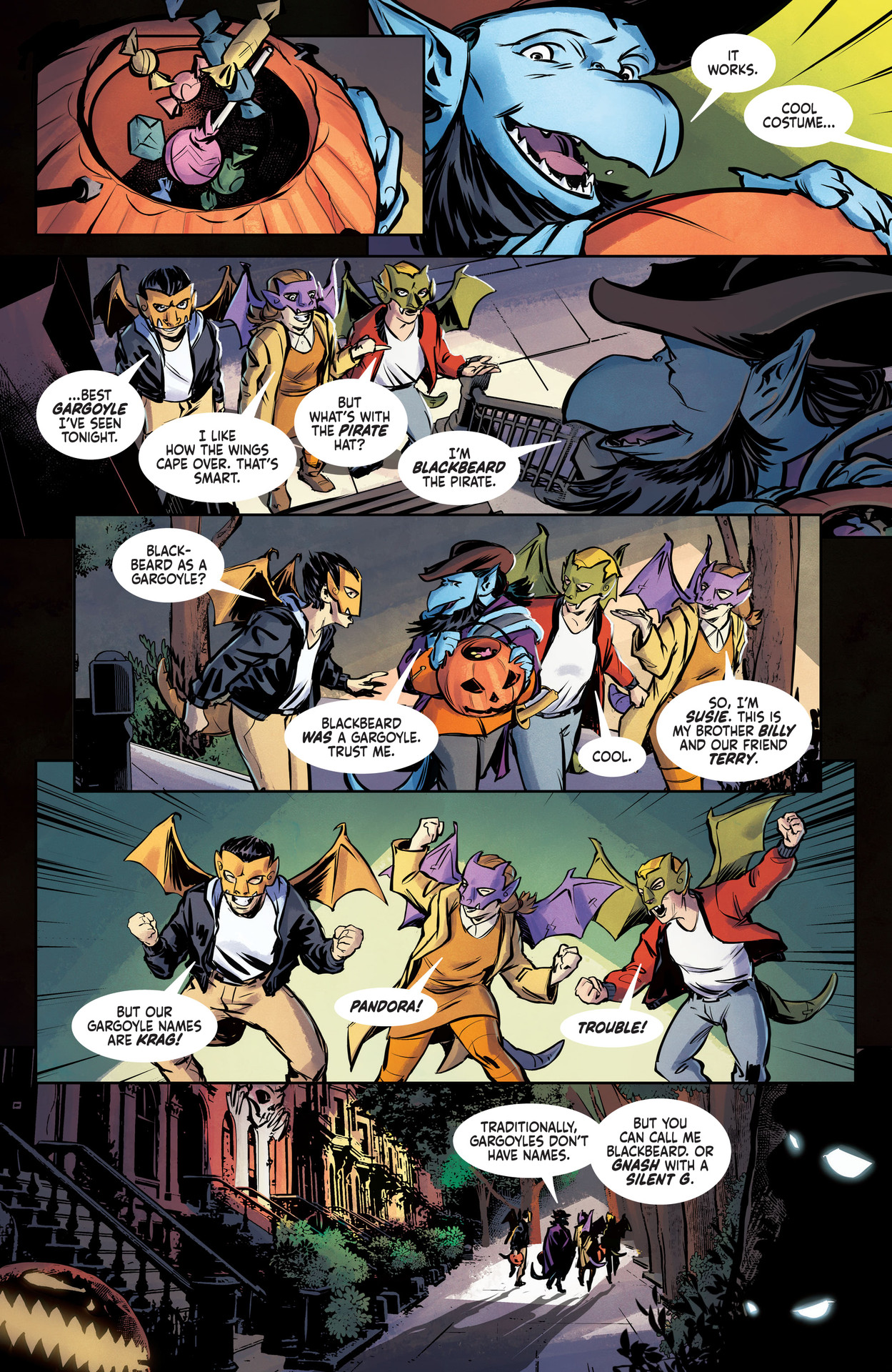 Read online Gargoyles Halloween Special comic -  Issue # Full - 10
