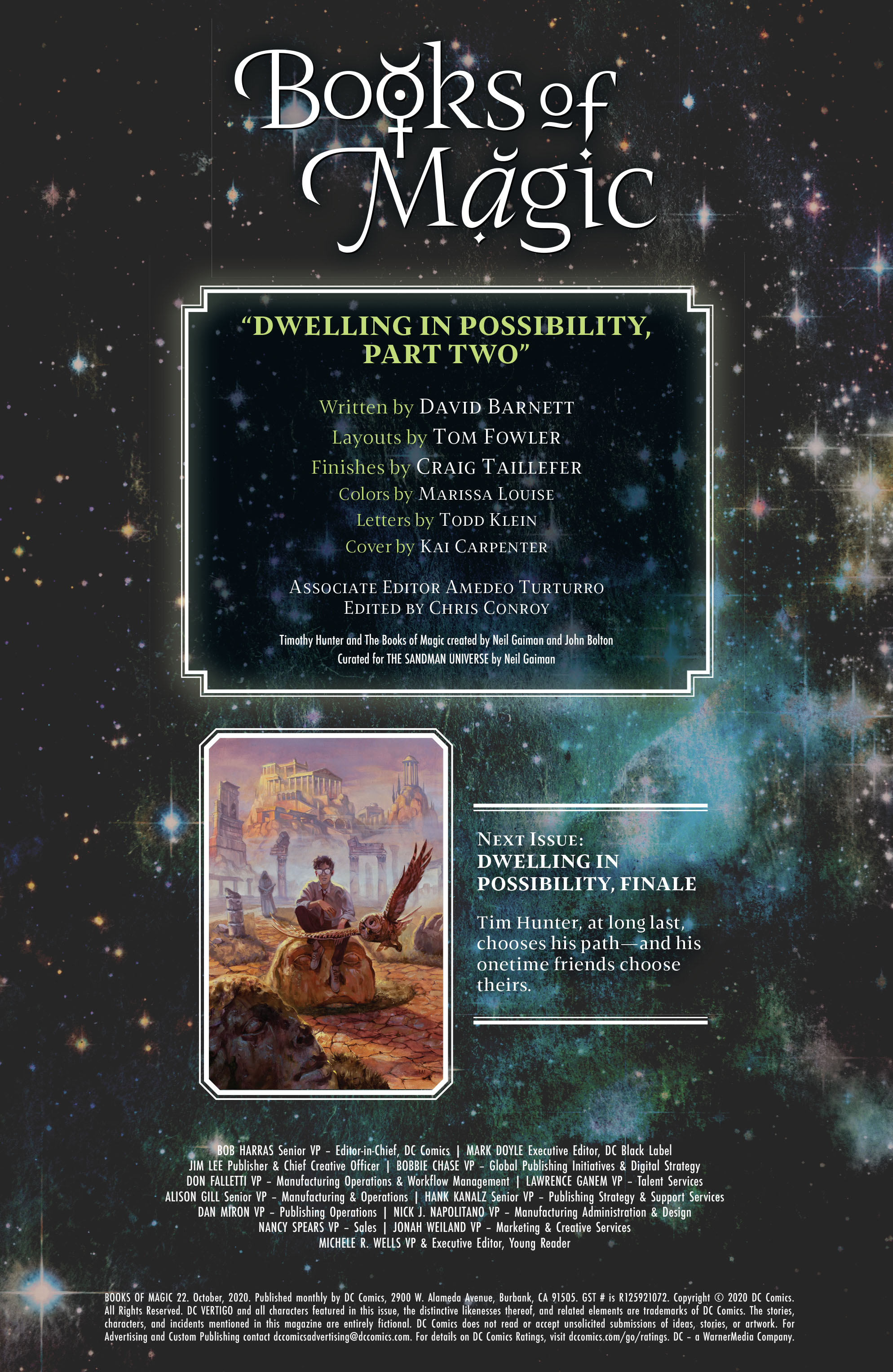 Read online Books of Magic (2018) comic -  Issue #22 - 25