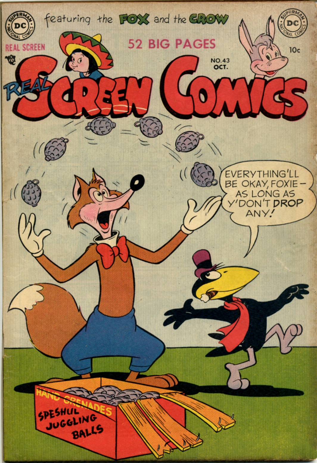 Read online Real Screen Comics comic -  Issue #43 - 1