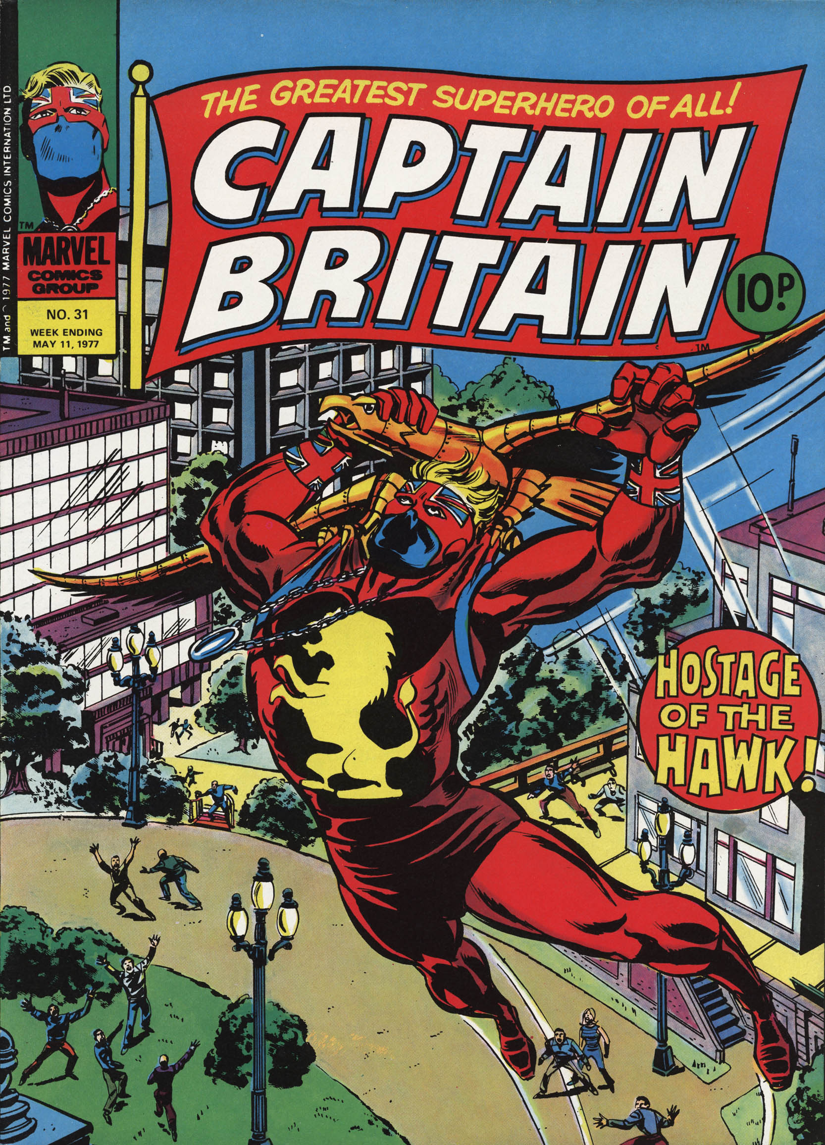 Read online Captain Britain (1976) comic -  Issue #31 - 1