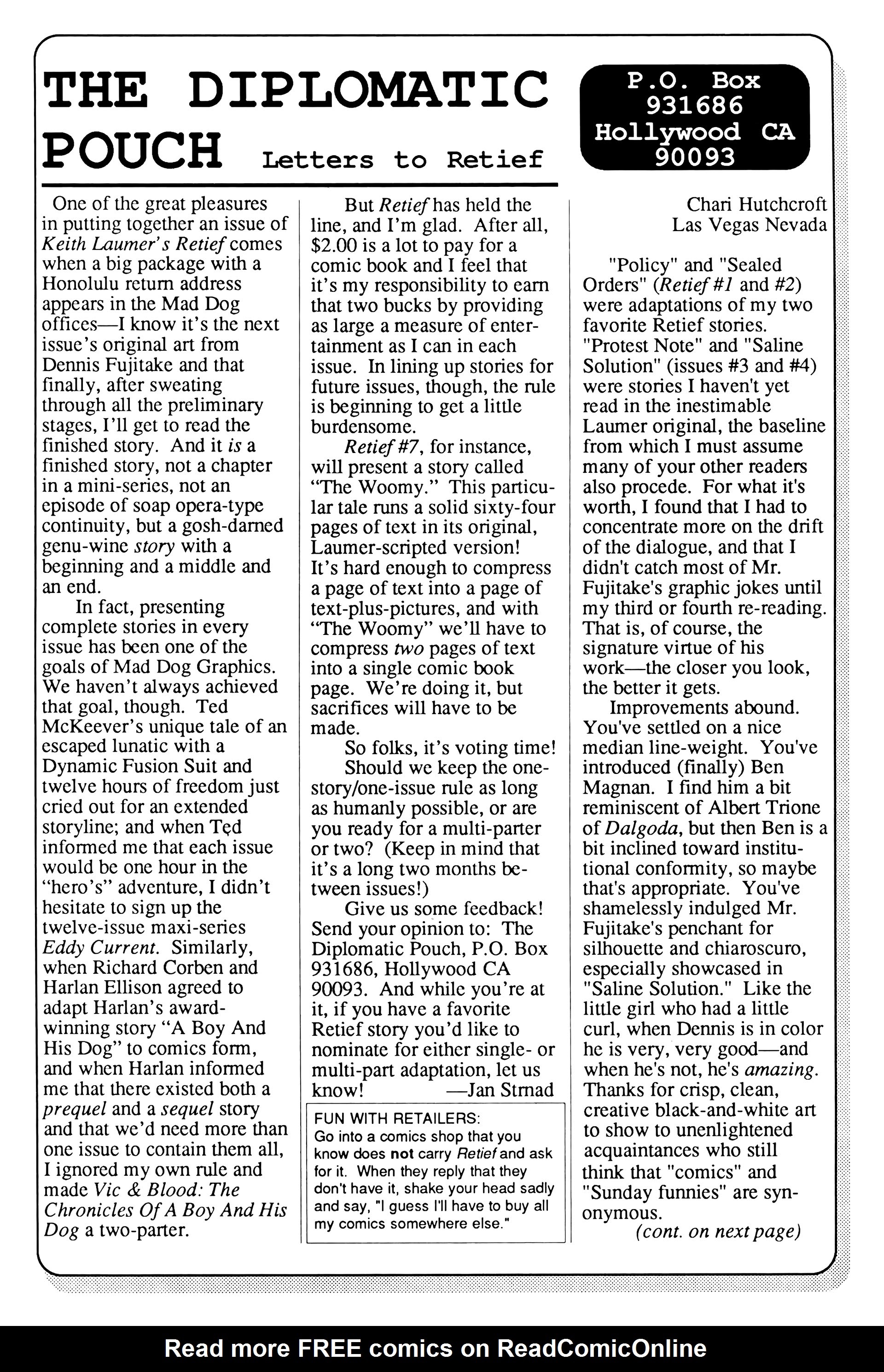 Read online Retief (1987) comic -  Issue #5 - 31