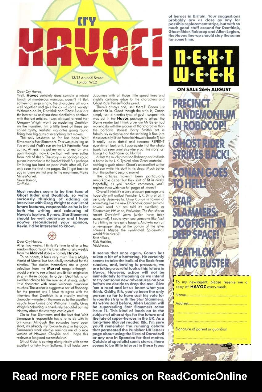 Read online Havoc comic -  Issue #8 - 34