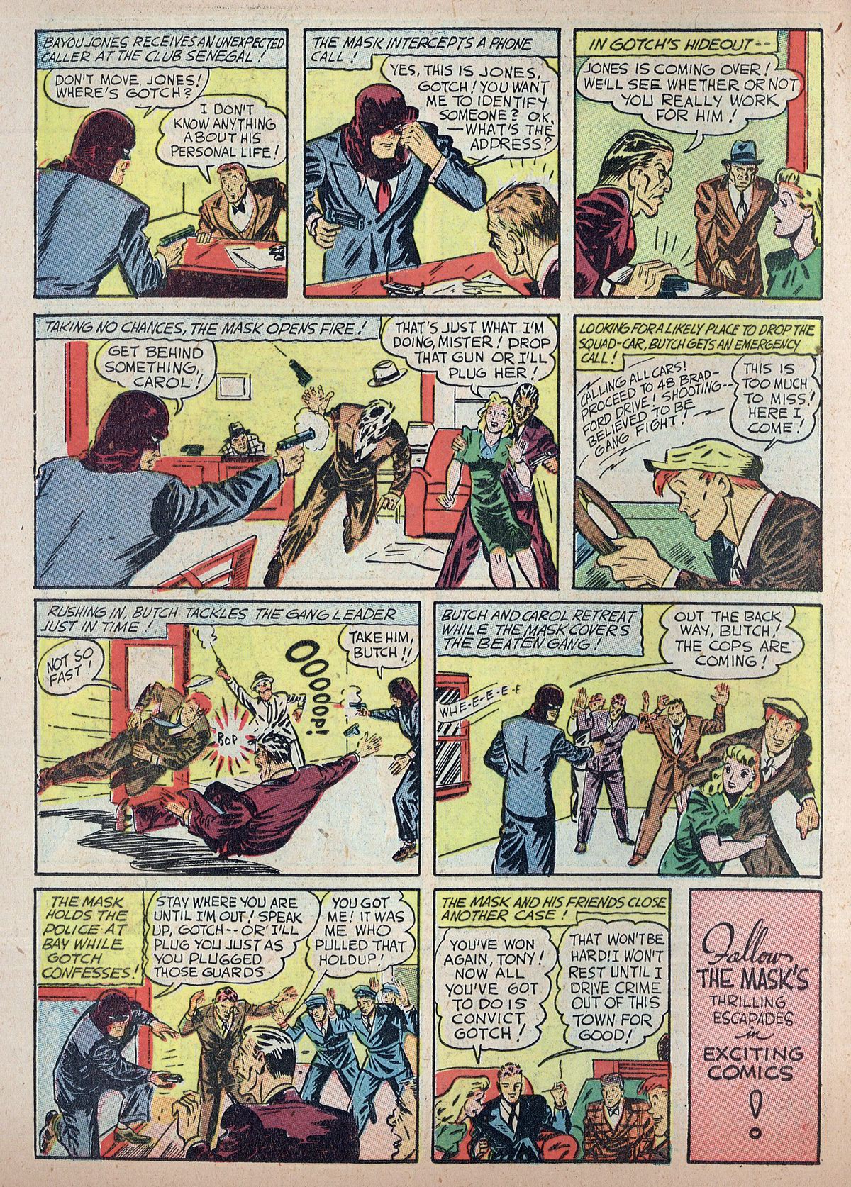 Read online Exciting Comics comic -  Issue #3 - 26