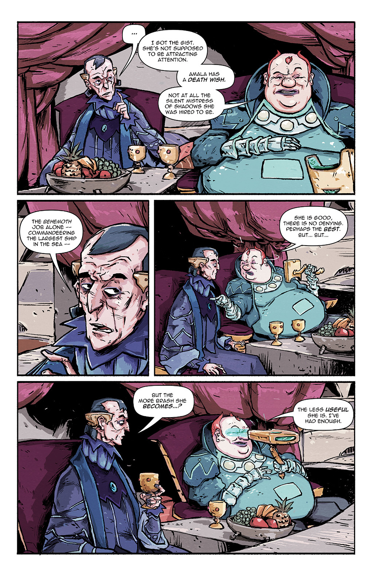 Read online Amala's Blade comic -  Issue #1 - 11