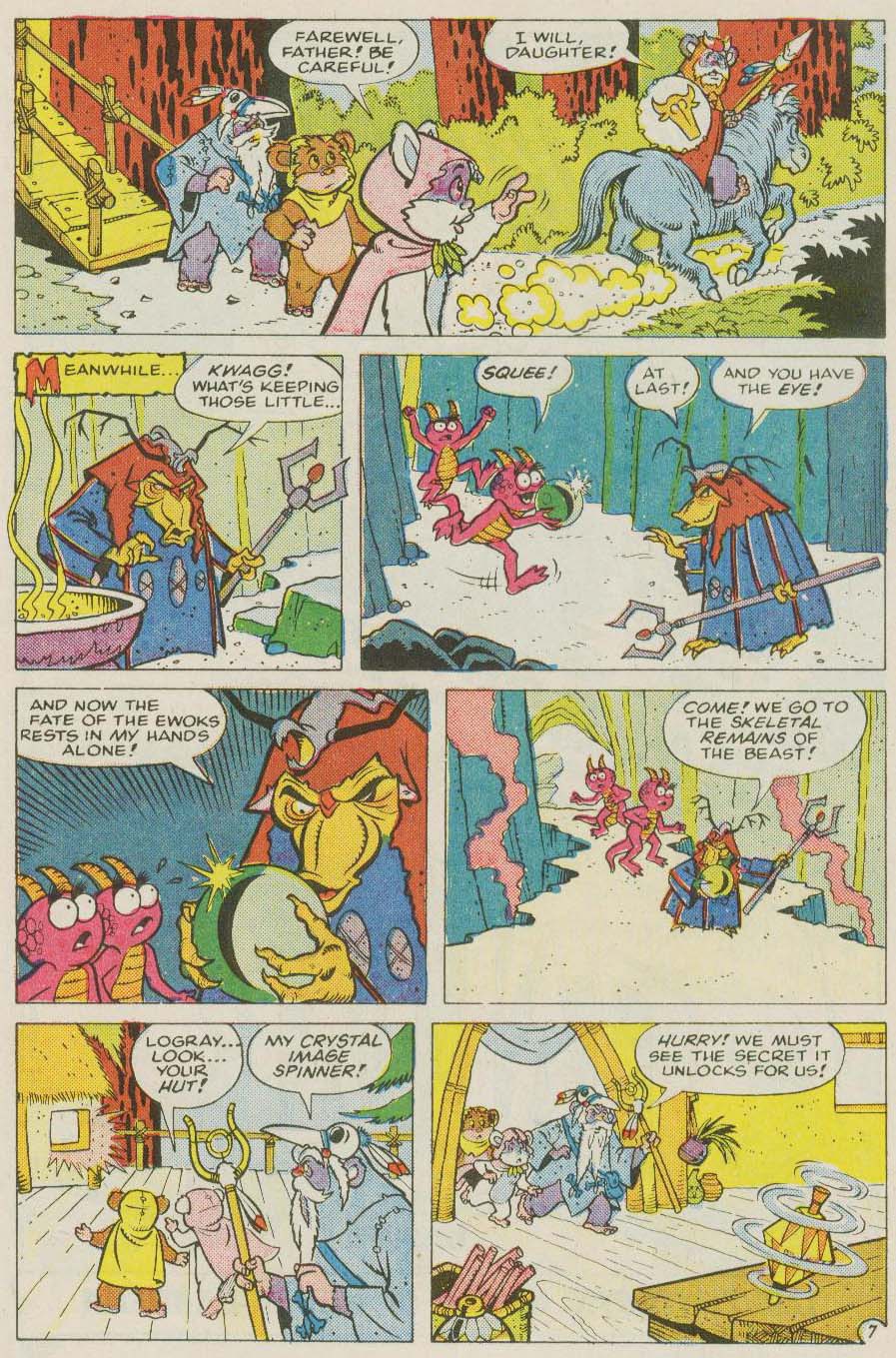 Read online Ewoks (1987) comic -  Issue #8 - 8