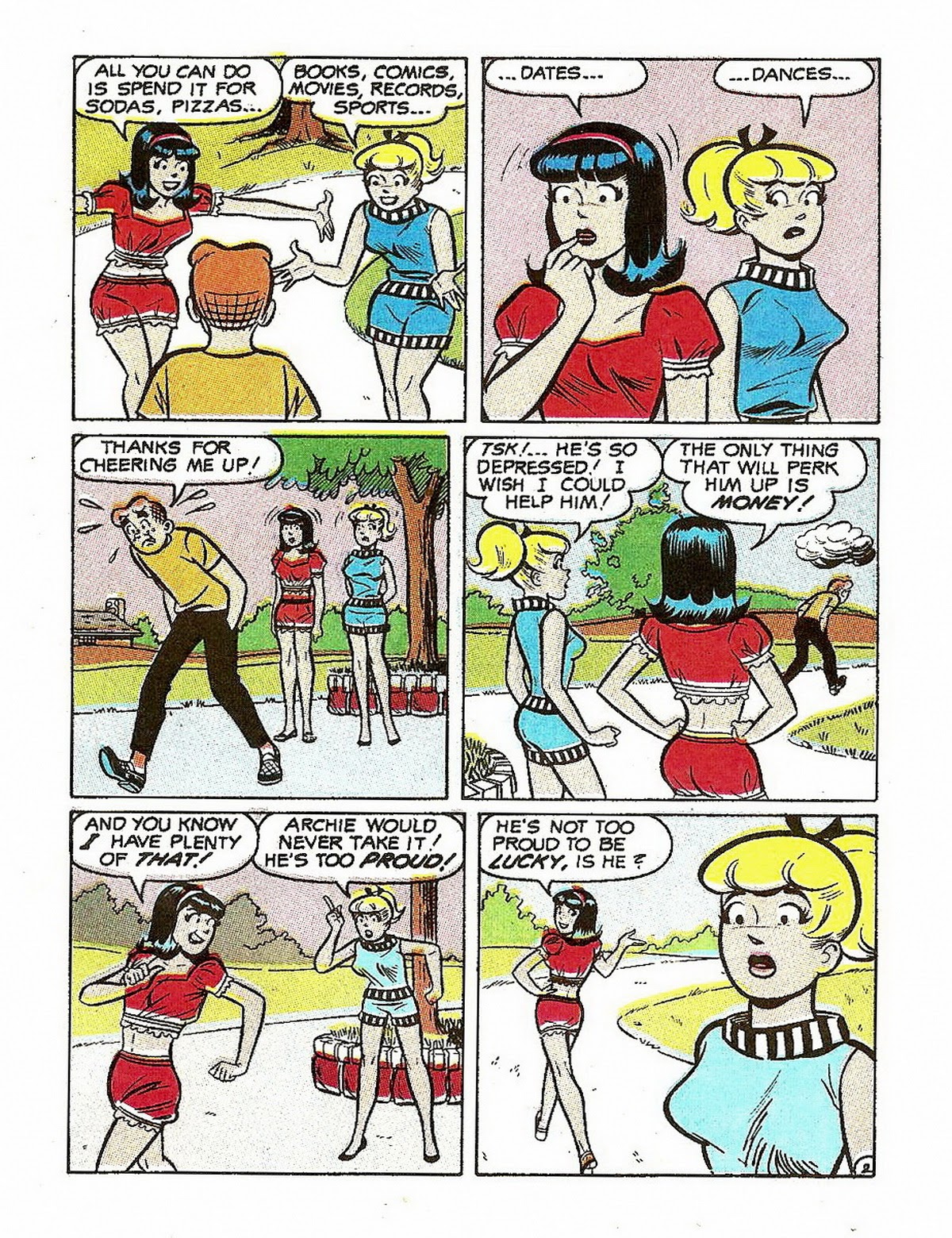 Read online Archie's Double Digest Magazine comic -  Issue #61 - 135