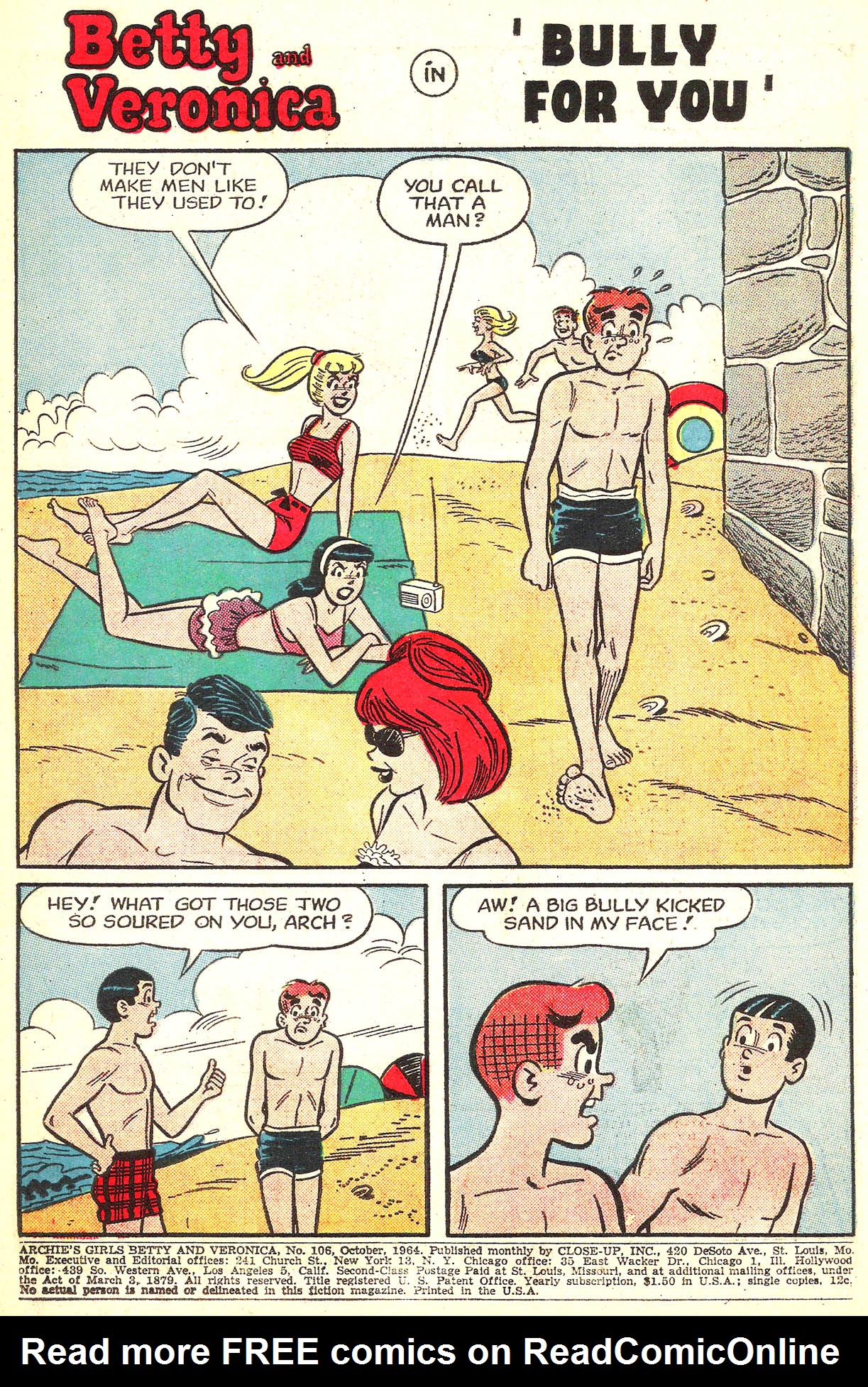 Read online Archie's Girls Betty and Veronica comic -  Issue #106 - 3