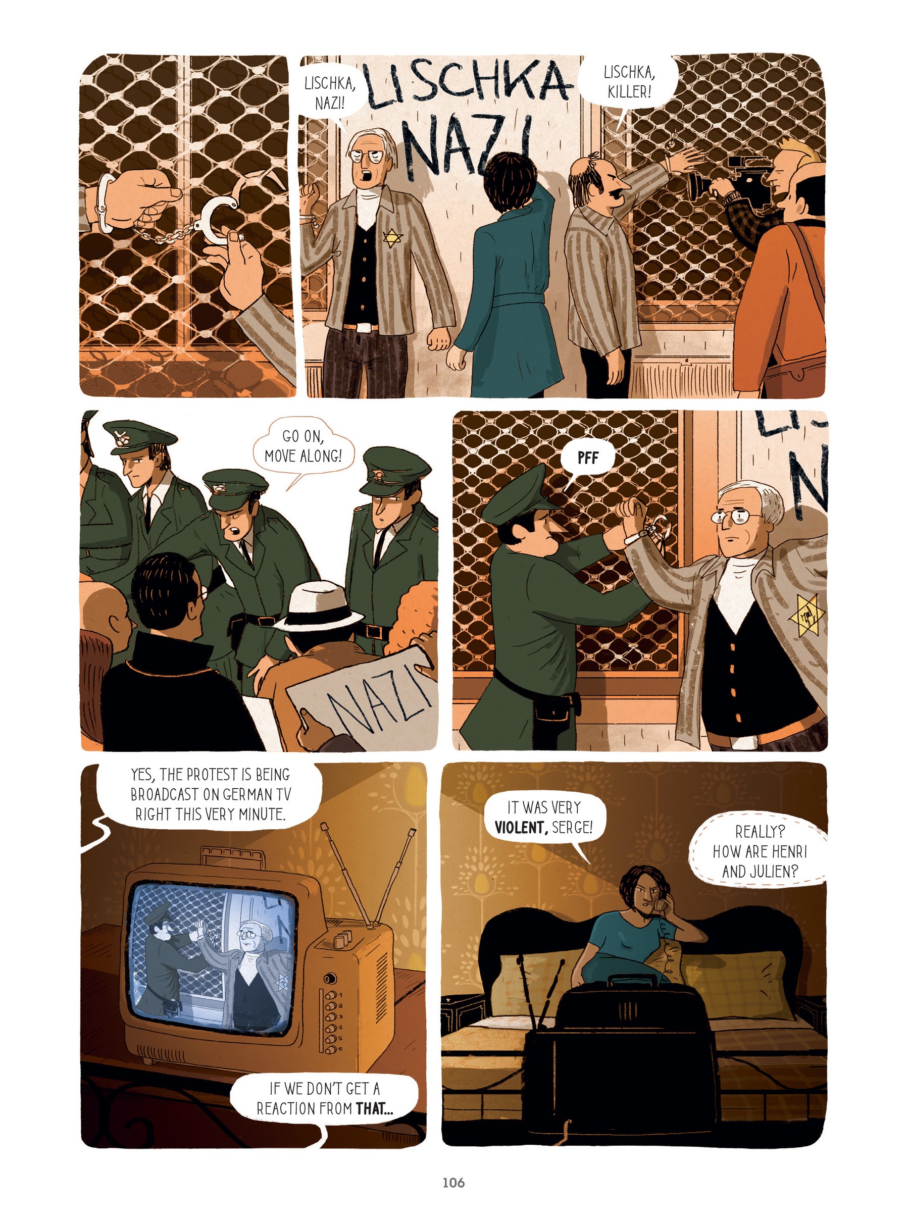 Read online For Justice: The Serge & Beate Klarsfeld Story comic -  Issue # TPB (Part 2) - 6