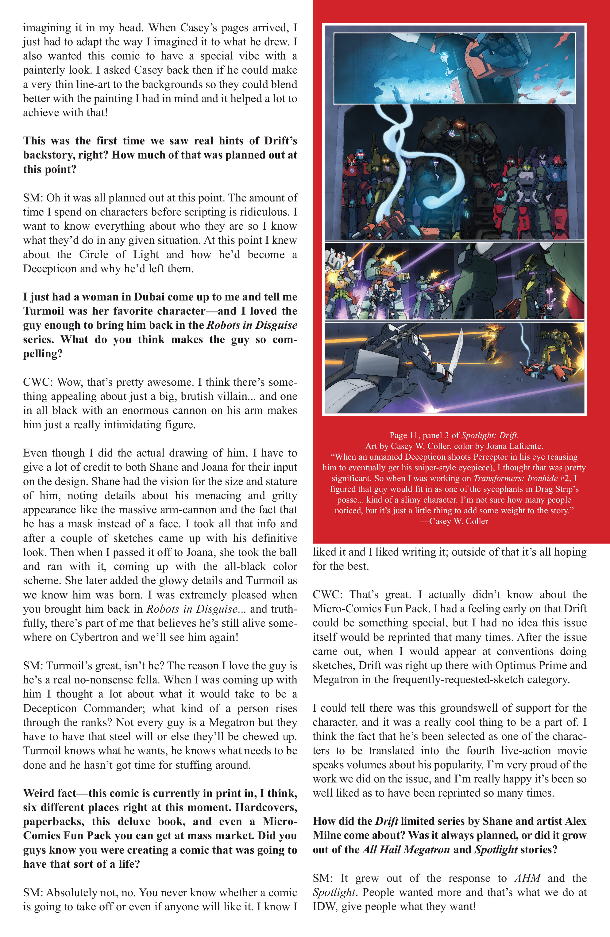 Read online The Transformers Spotlight: Drift Director's Cut comic -  Issue # Full - 31
