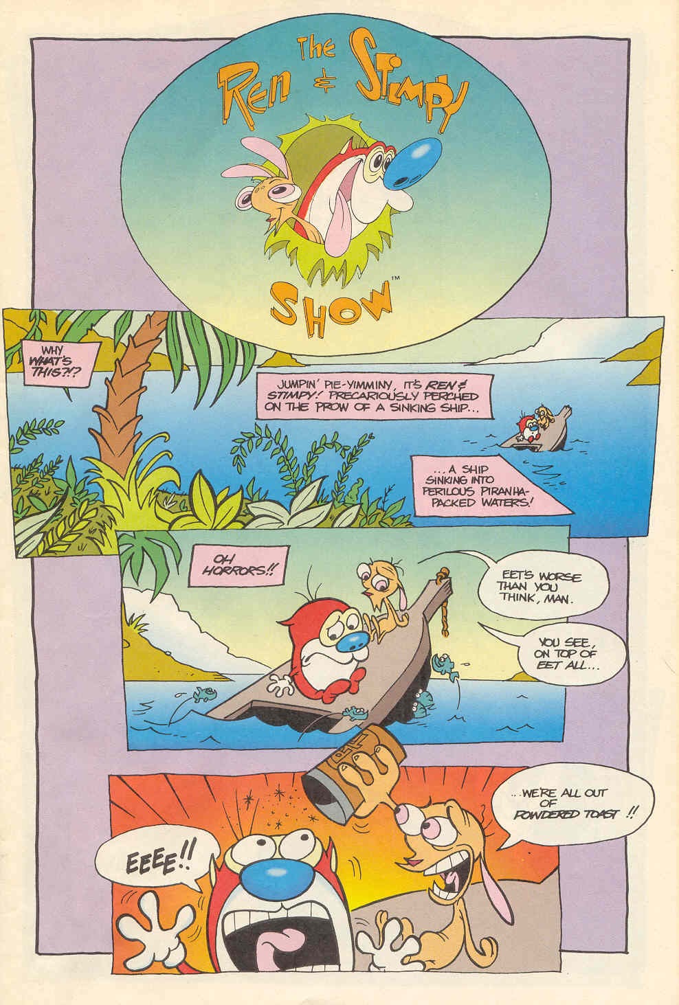 Read online Ren & Stimpy Show Special Powdered Toastman comic -  Issue # Full - 3
