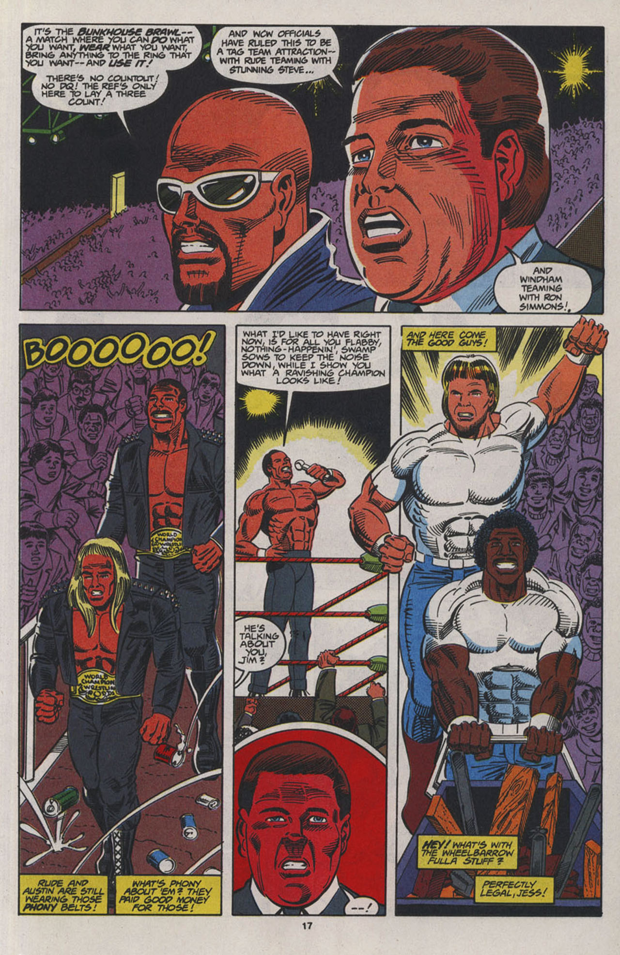 Read online WCW World Championship Wrestling comic -  Issue #12 - 19