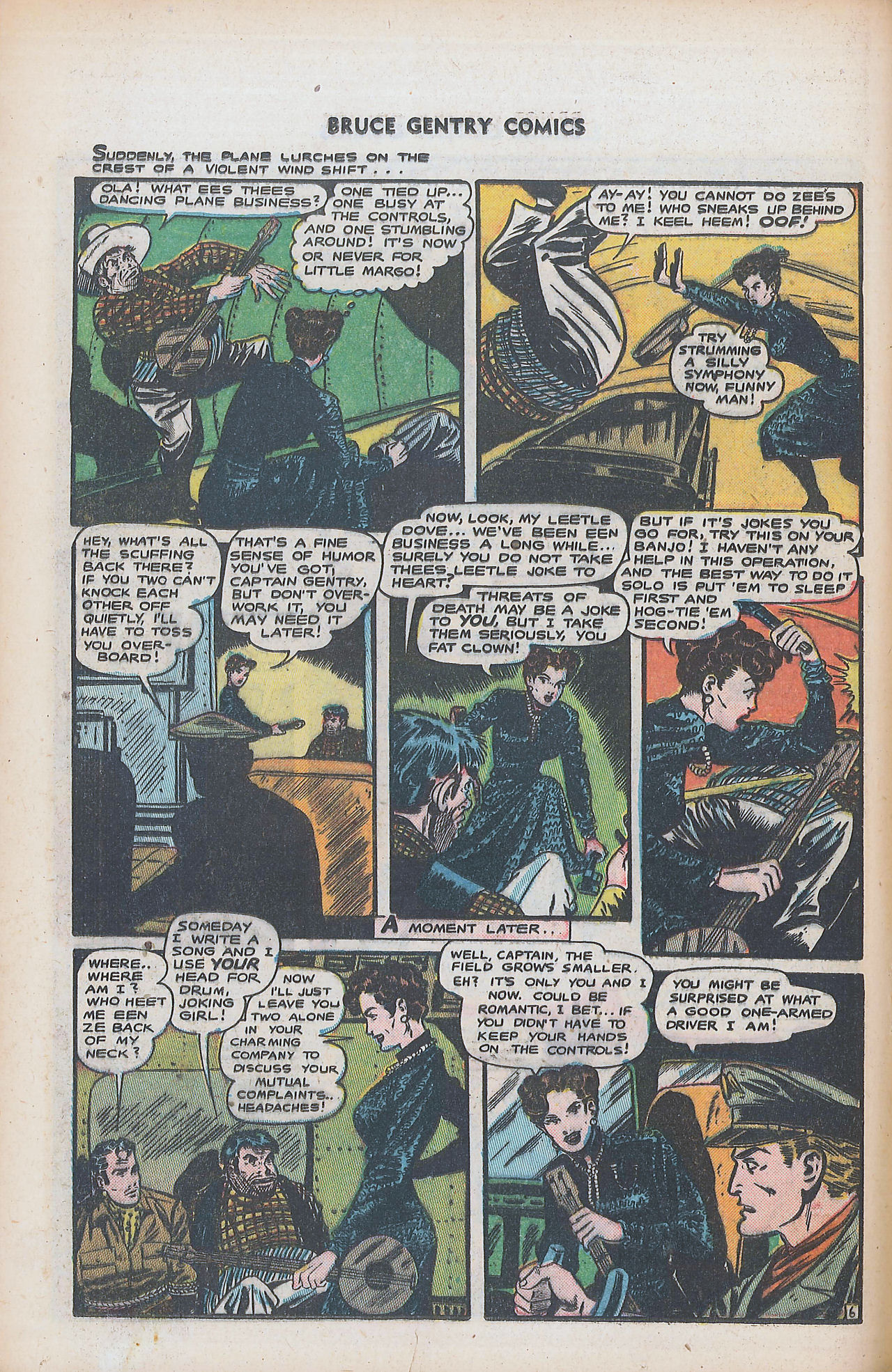 Read online Bruce Gentry comic -  Issue #7 - 16