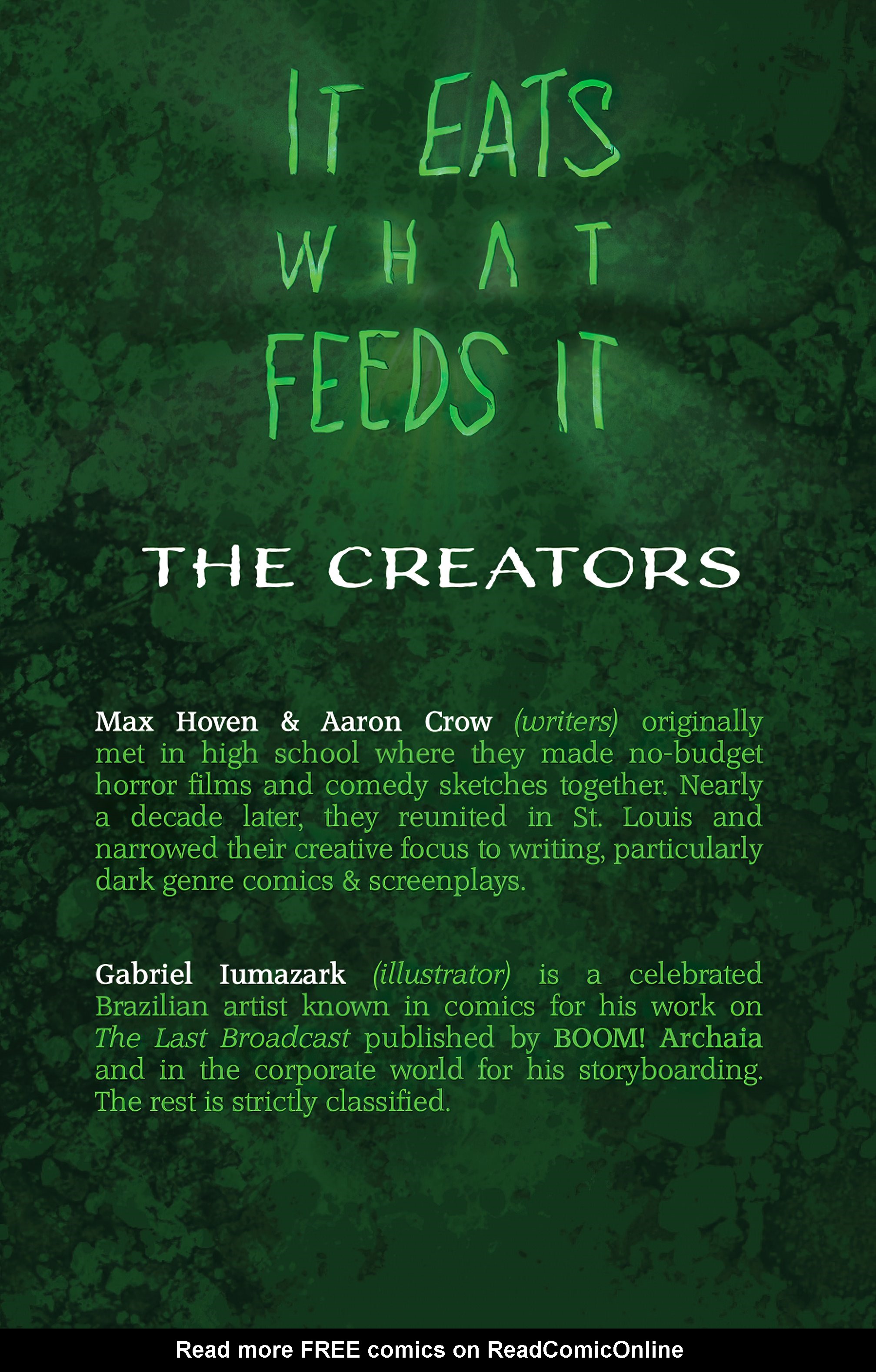 Read online It Eats What Feeds It comic -  Issue # TPB - 70