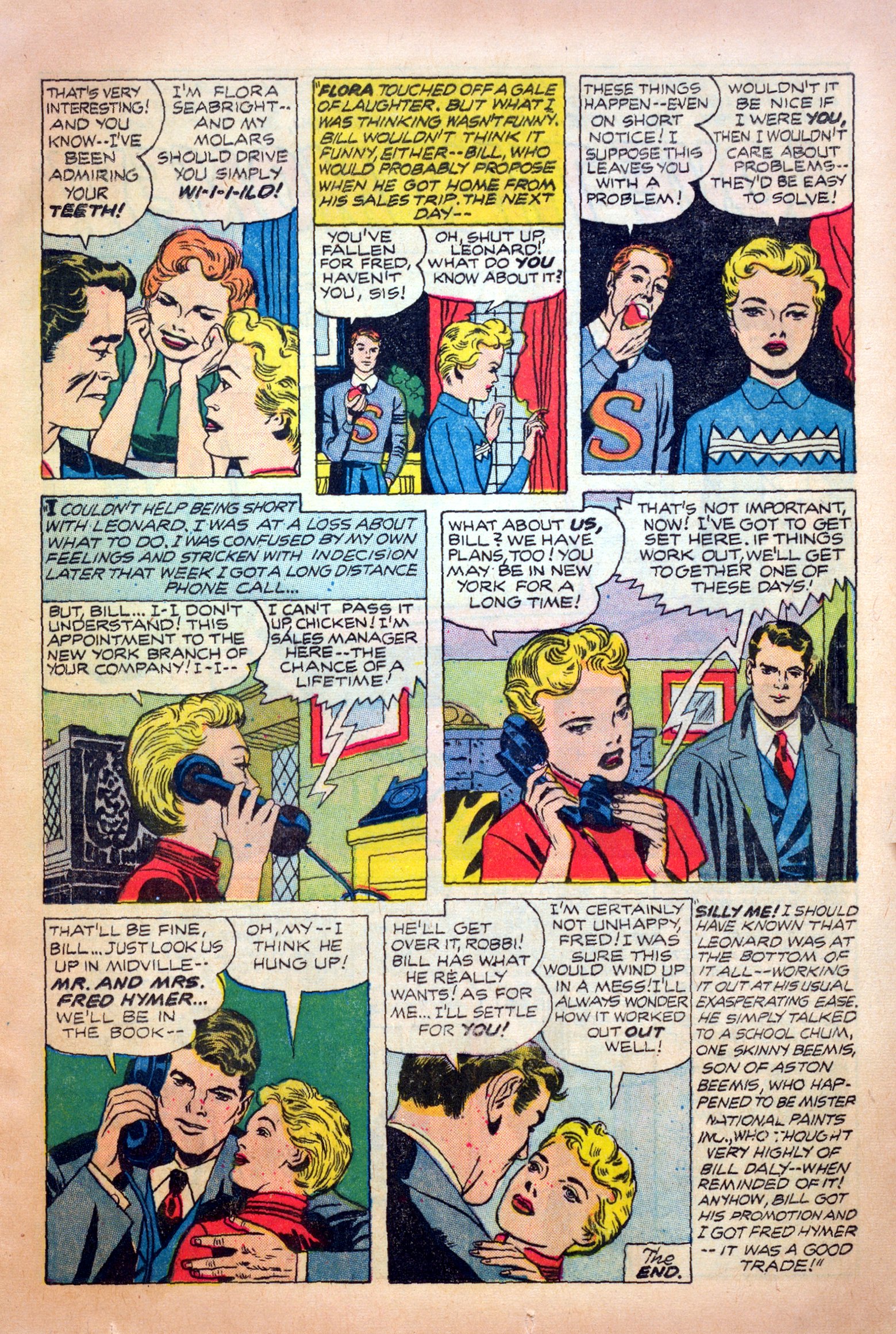 Read online Young Love (1949) comic -  Issue #71 - 17