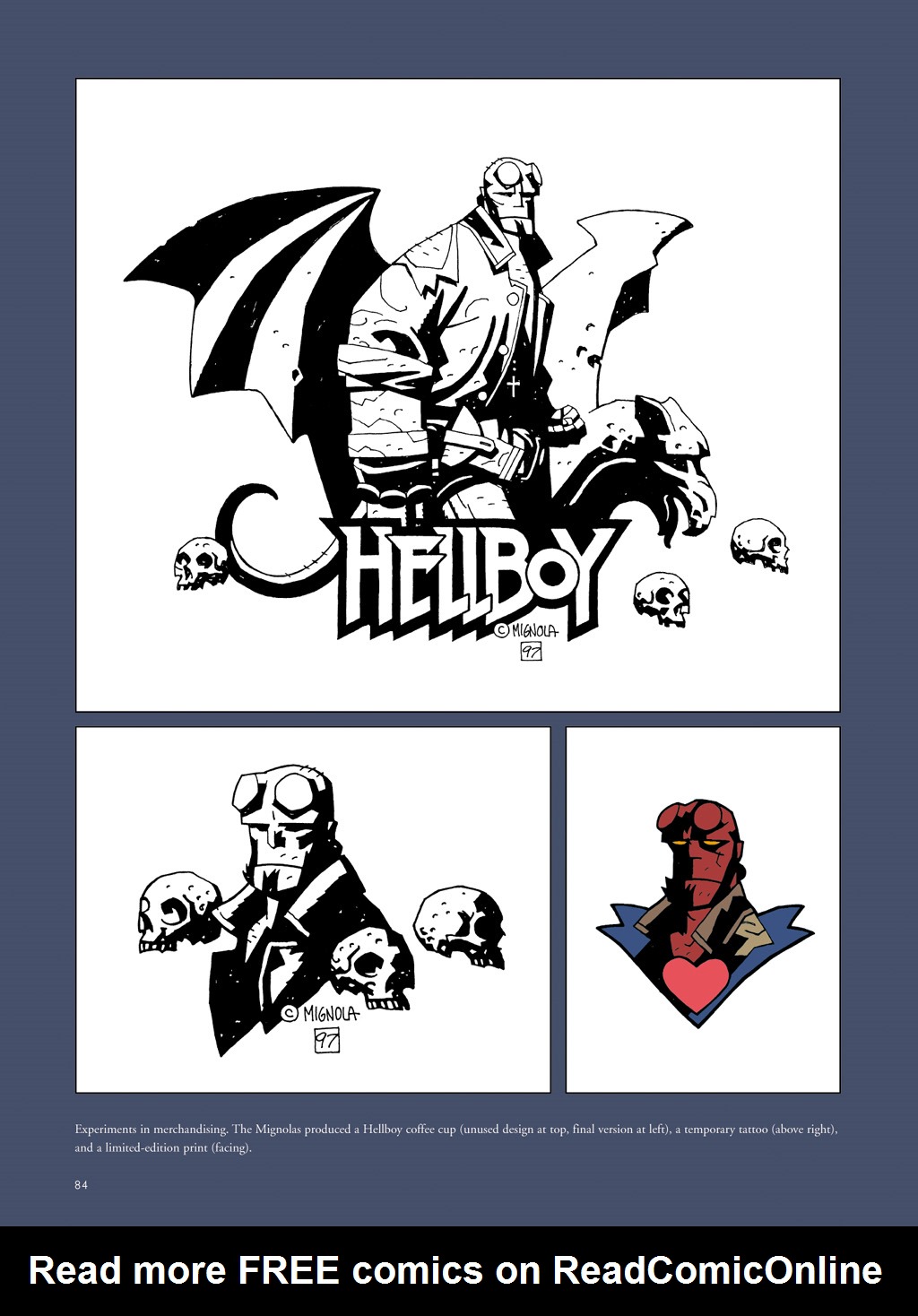 Read online The Art of Hellboy comic -  Issue # TPB - 85