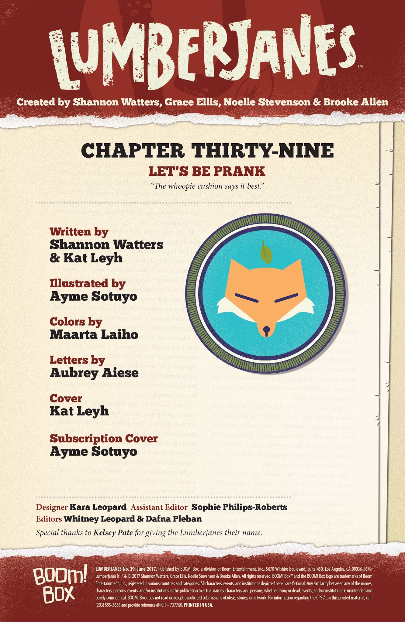 Read online Lumberjanes comic -  Issue #39 - 2