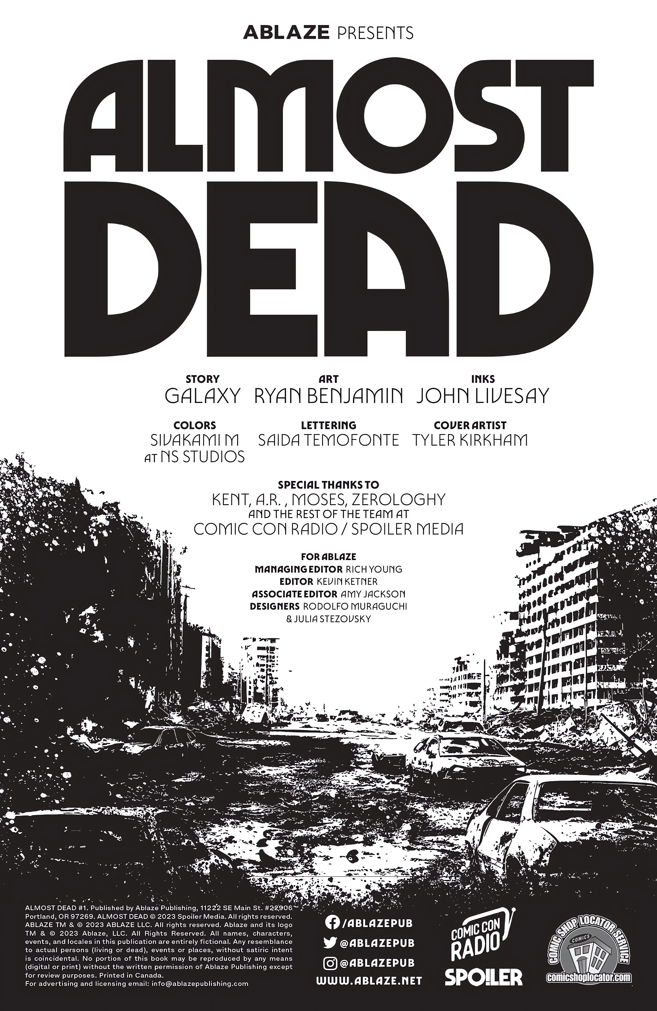 Read online Almost Dead comic -  Issue #1 - 2
