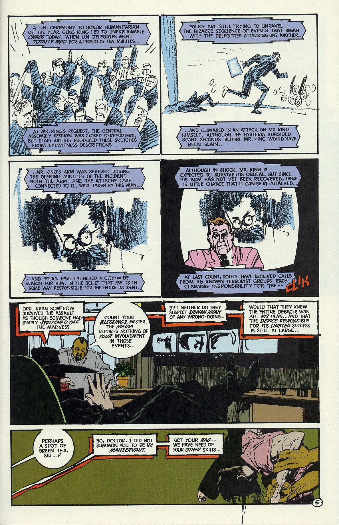 Read online The Shadow (1987) comic -  Issue #6 - 7