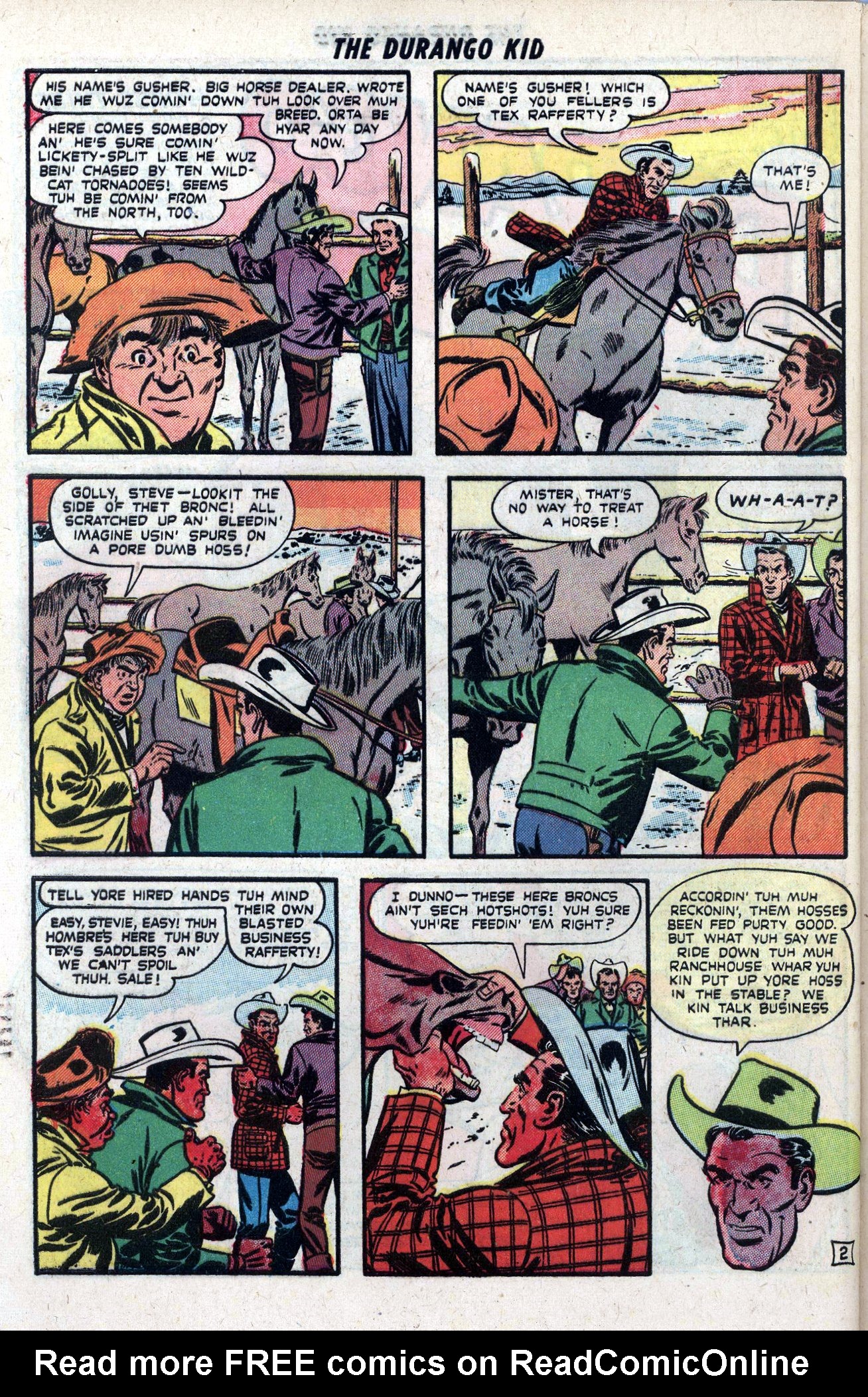 Read online Charles Starrett as The Durango Kid comic -  Issue #6 - 28