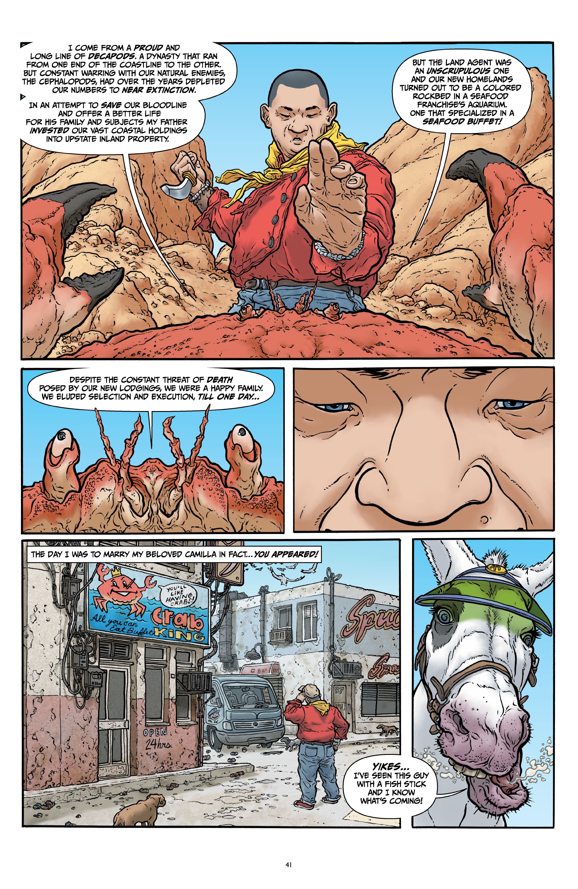 Read online Shaolin Cowboy comic -  Issue # _Start Trek (Part 1) - 32