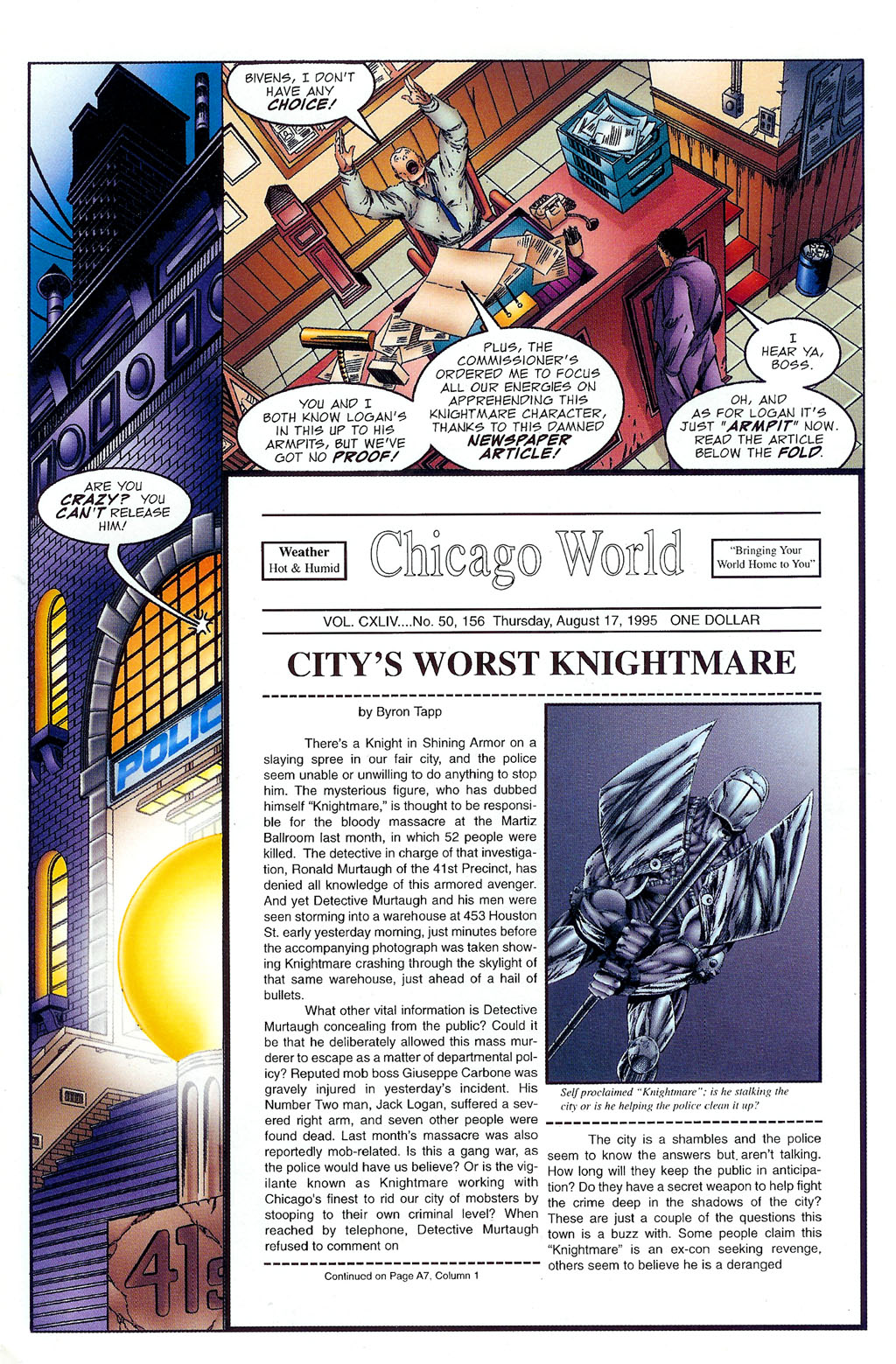 Read online Knightmare (1995) comic -  Issue #4 - 13