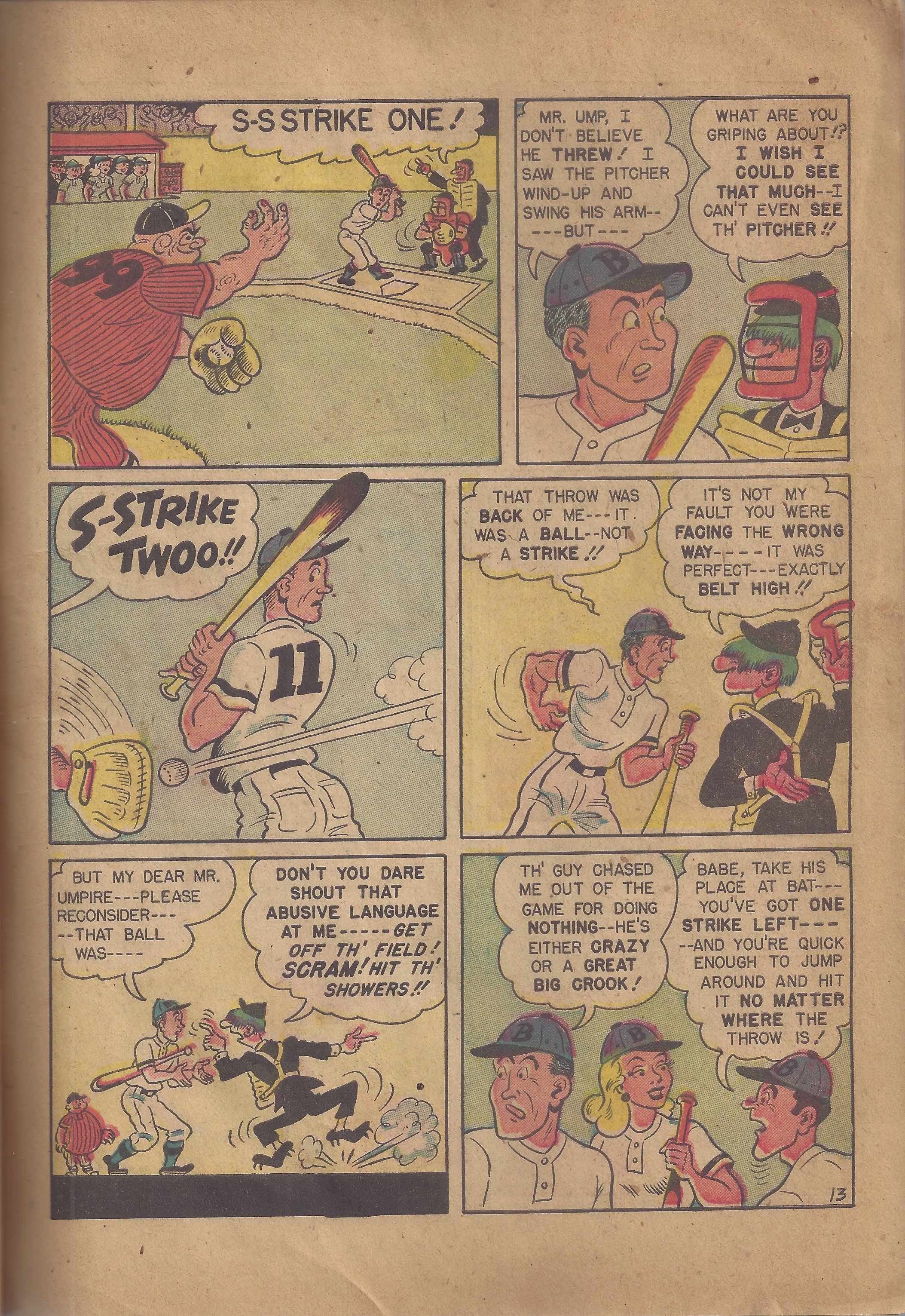 Read online Babe (1948) comic -  Issue #6 - 15