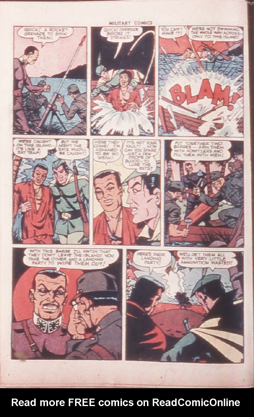 Read online Military Comics comic -  Issue #32 - 26