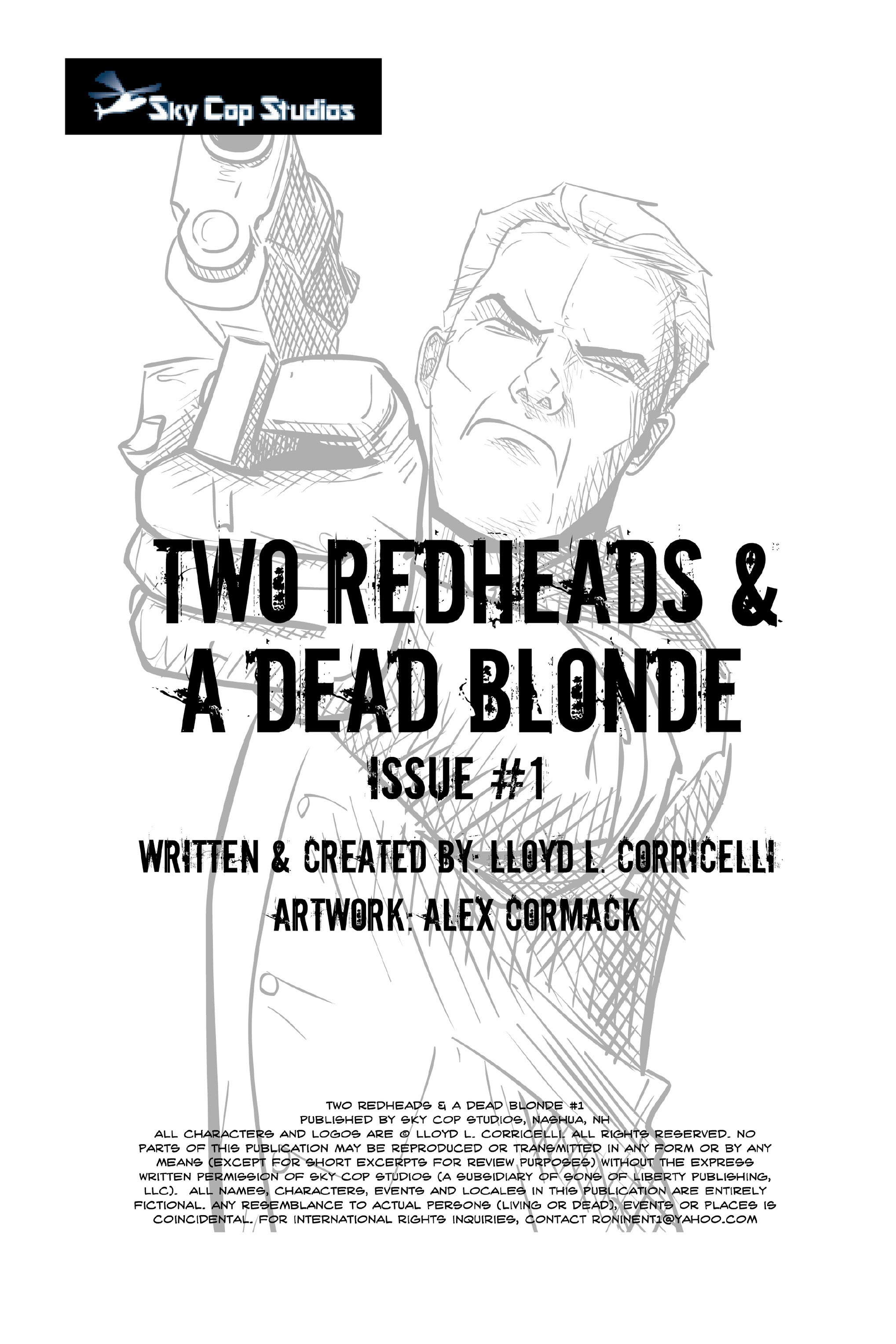 Read online Two Redheads & A Dead Blonde comic -  Issue #1 - 2