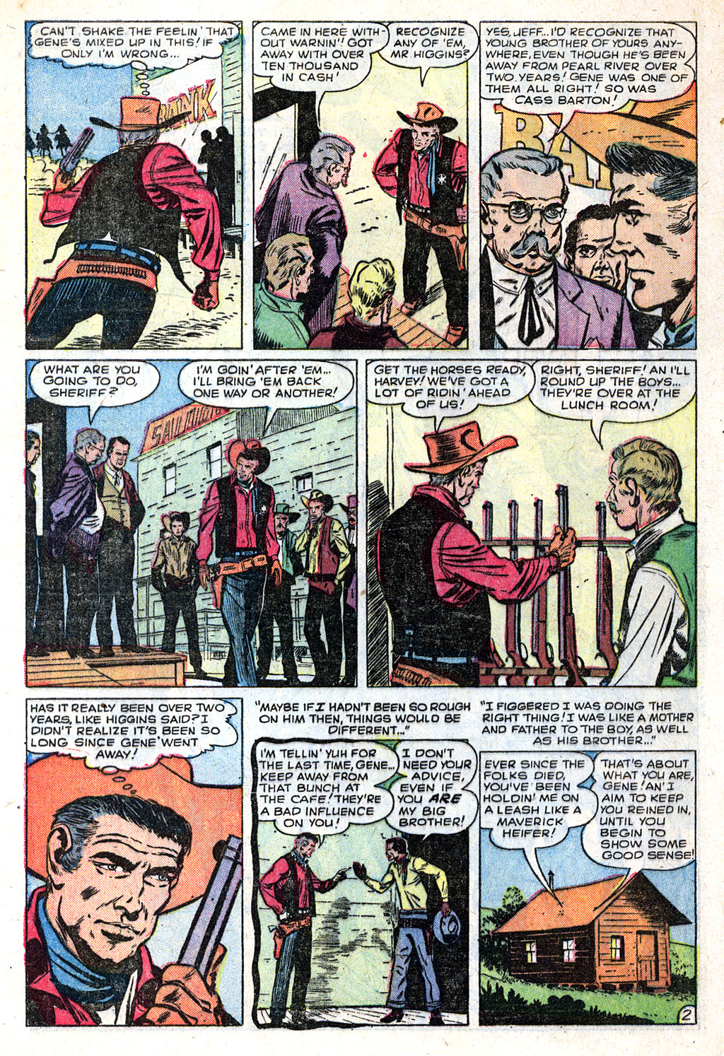 Read online Western Outlaws (1954) comic -  Issue #10 - 4