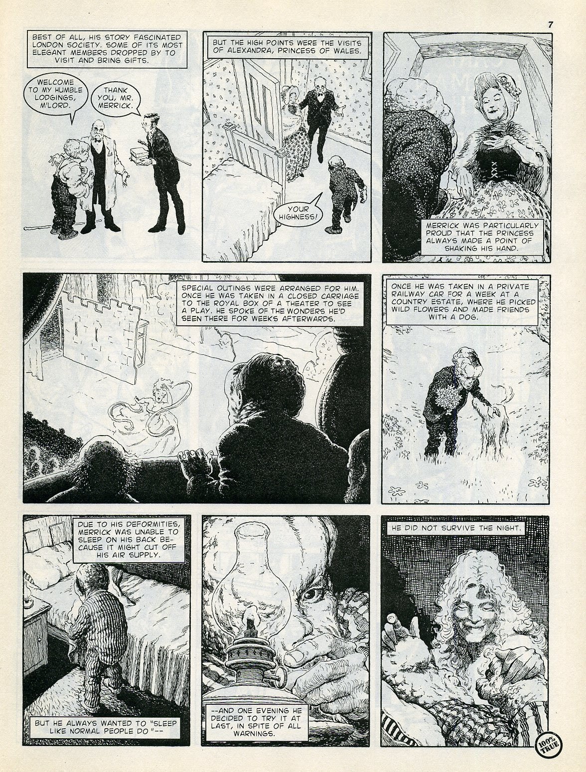 Read online 100% True comic -  Issue #1 - 9