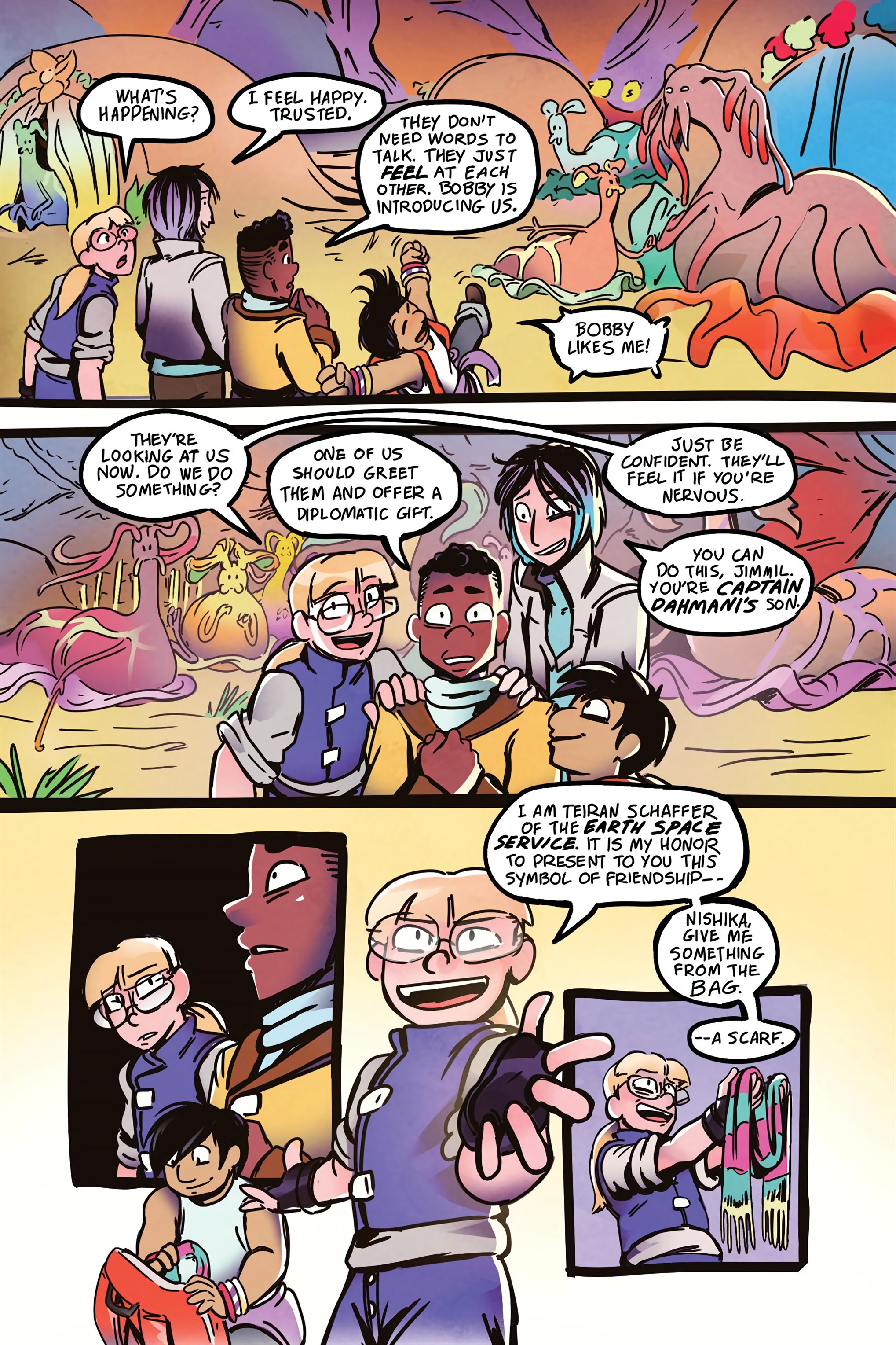 Read online Cosmic Cadets: Contact! comic -  Issue # TPB (Part 1) - 60