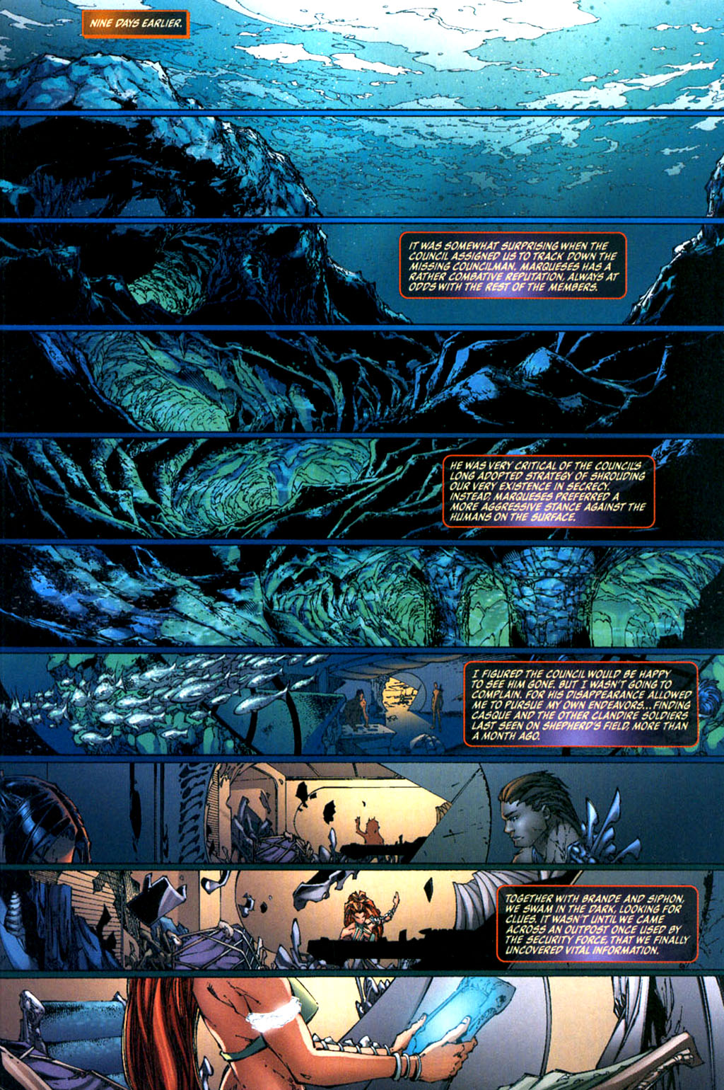 Read online Fathom: Dawn of War comic -  Issue #1 - 6