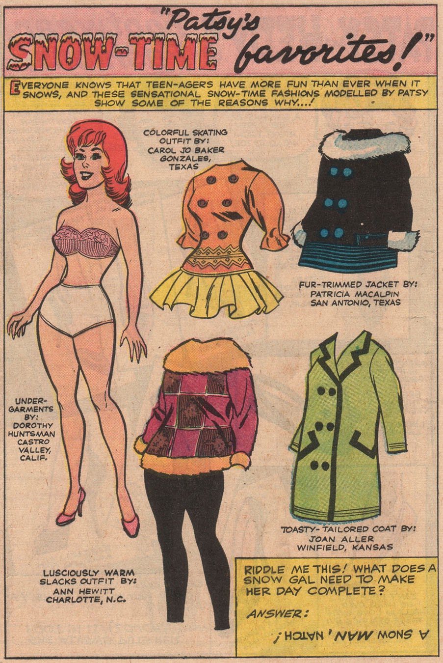 Read online Patsy Walker's Fashion Parade comic -  Issue # Full - 40